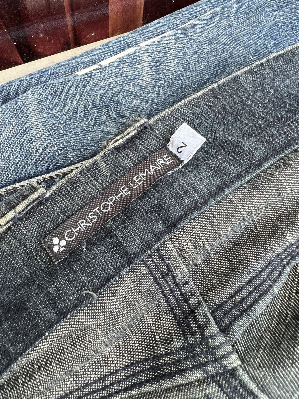Christophe Lemaire Vintage Christophe Lemaire France Ripped Denim Trashed Jeans Size US 30 / EU 46 - 21 Thumbnail