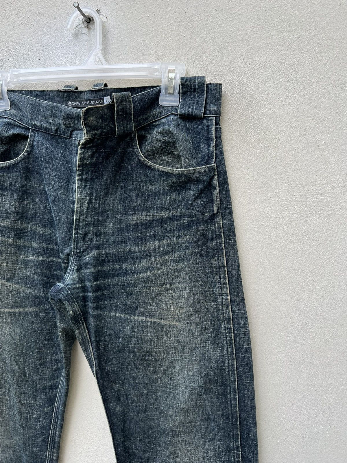 Christophe Lemaire Vintage Christophe Lemaire France Ripped Denim Trashed Jeans Size US 30 / EU 46 - 12 Thumbnail