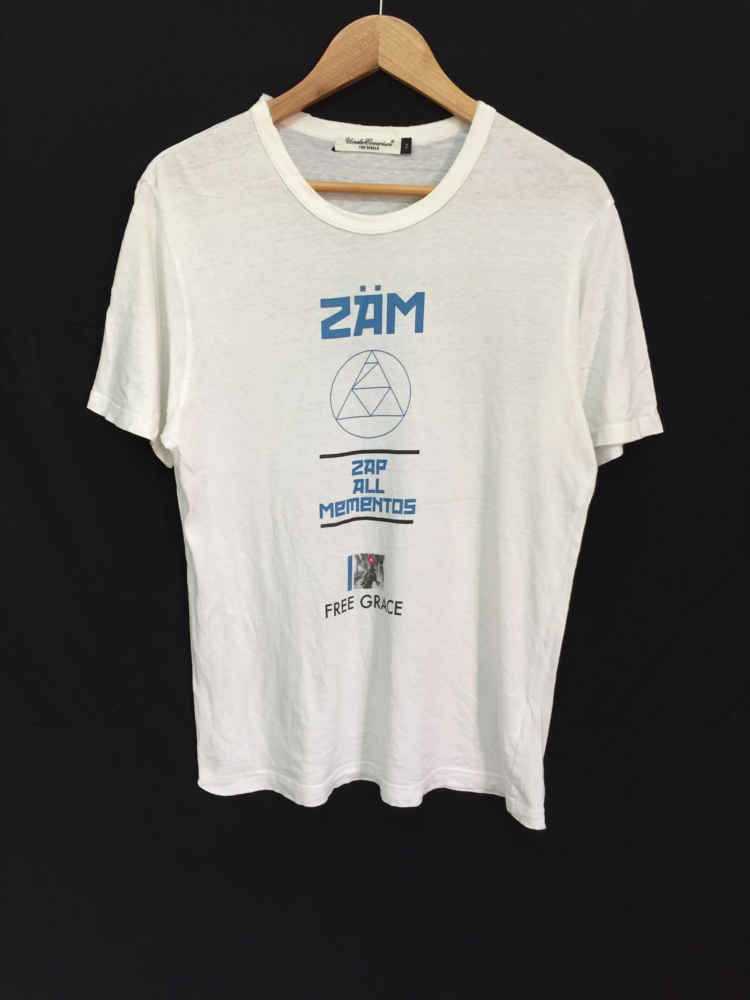 Undercover 2009 UNDERCOVER Zap All Momentos Free Grace tee Size US M / EU 48-50 / 2 - 1 Thumbnail