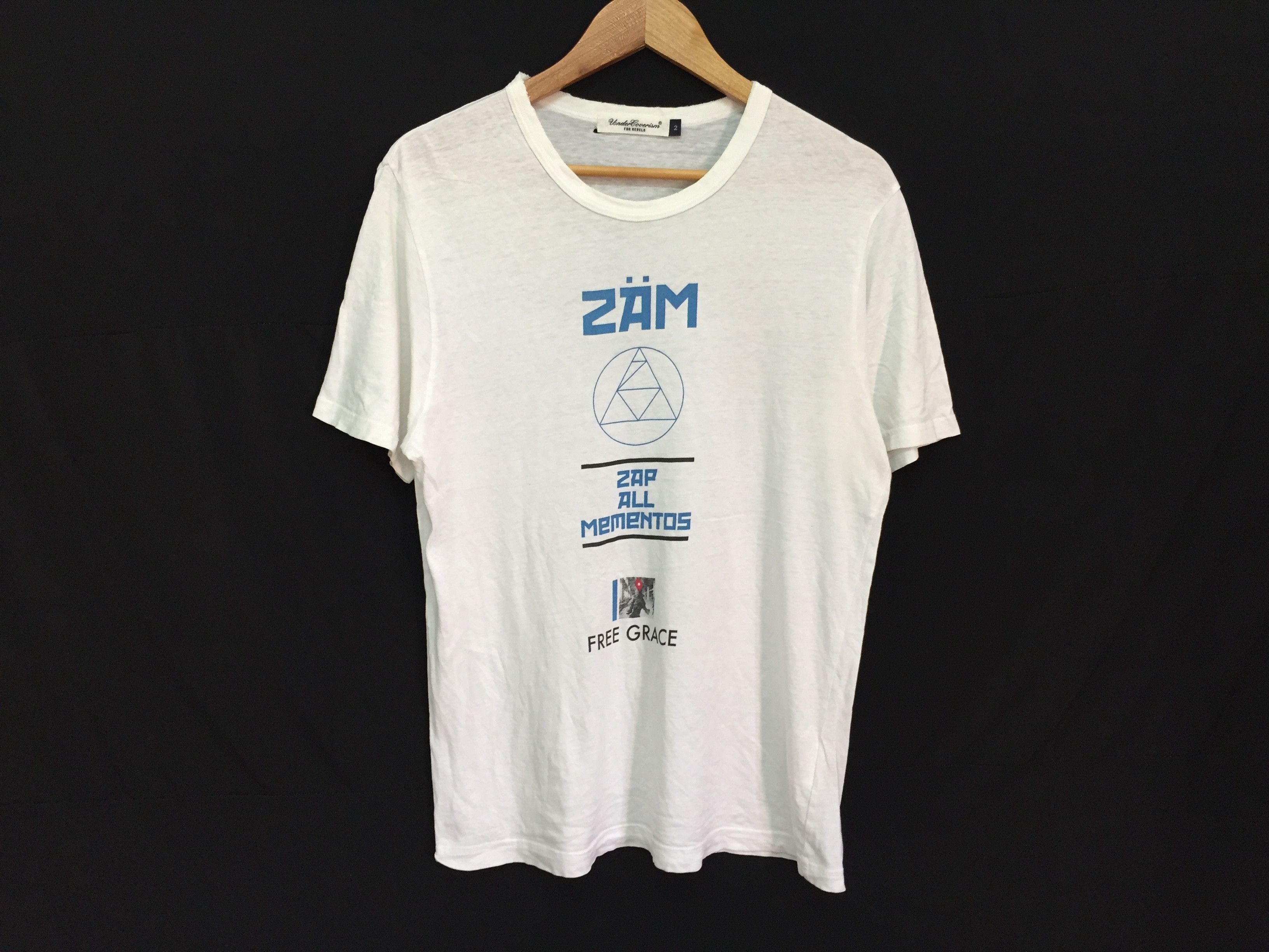 Undercover 2009 UNDERCOVER Zap All Momentos Free Grace tee Size US M / EU 48-50 / 2 - 2 Thumbnail