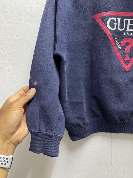 American Apparel × Guess × Vintage Vintage Guess U.S.A Washed Jeans Faded Sweatshirt Size US S / EU 44-46 / 1 - 5 Thumbnail