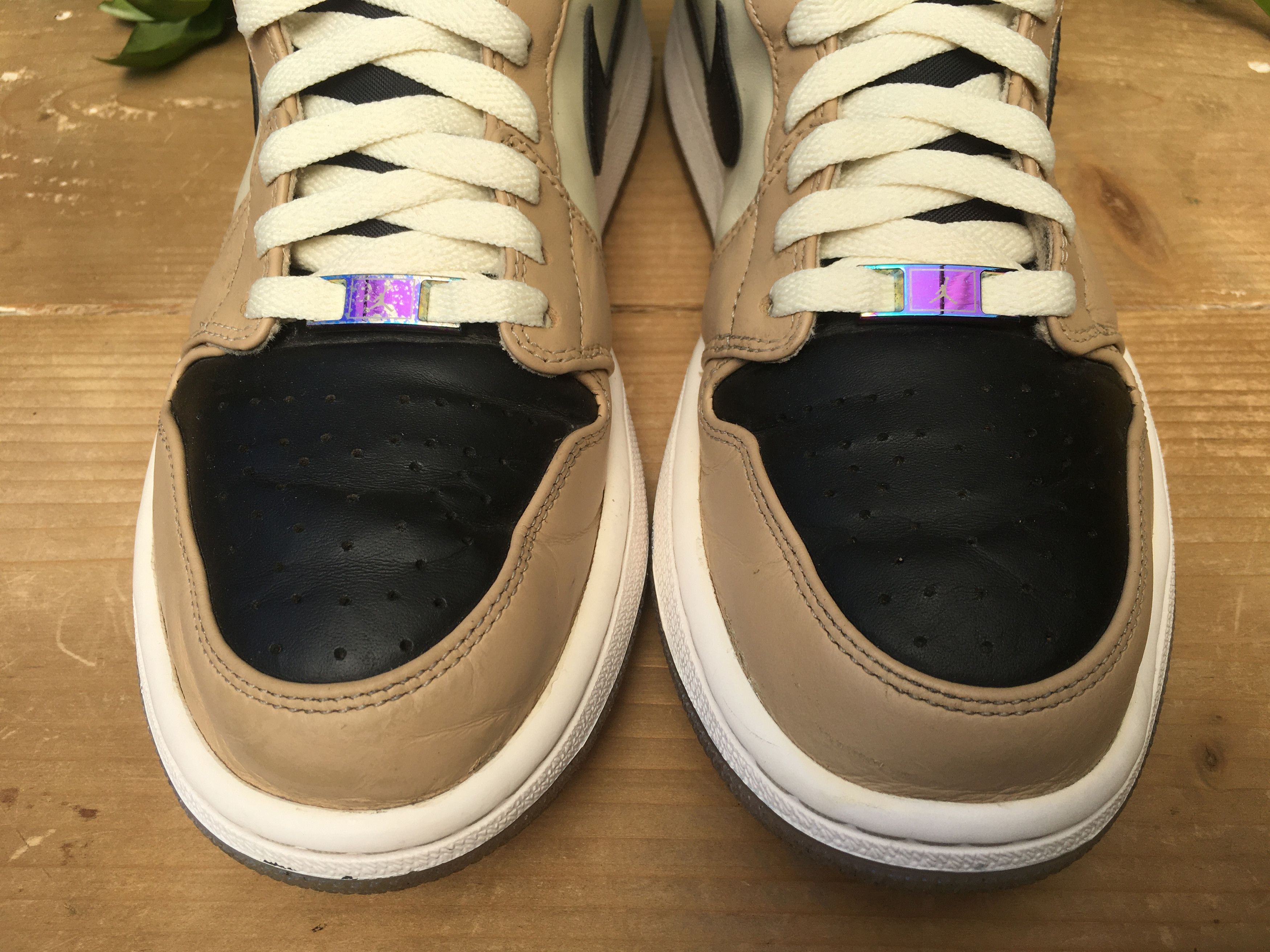 Jordan Brand × Nike 🔥 Rare Nike Air Jordan 1 Retro High Black Mushroom Size US 10 / EU 43 - 12 Thumbnail