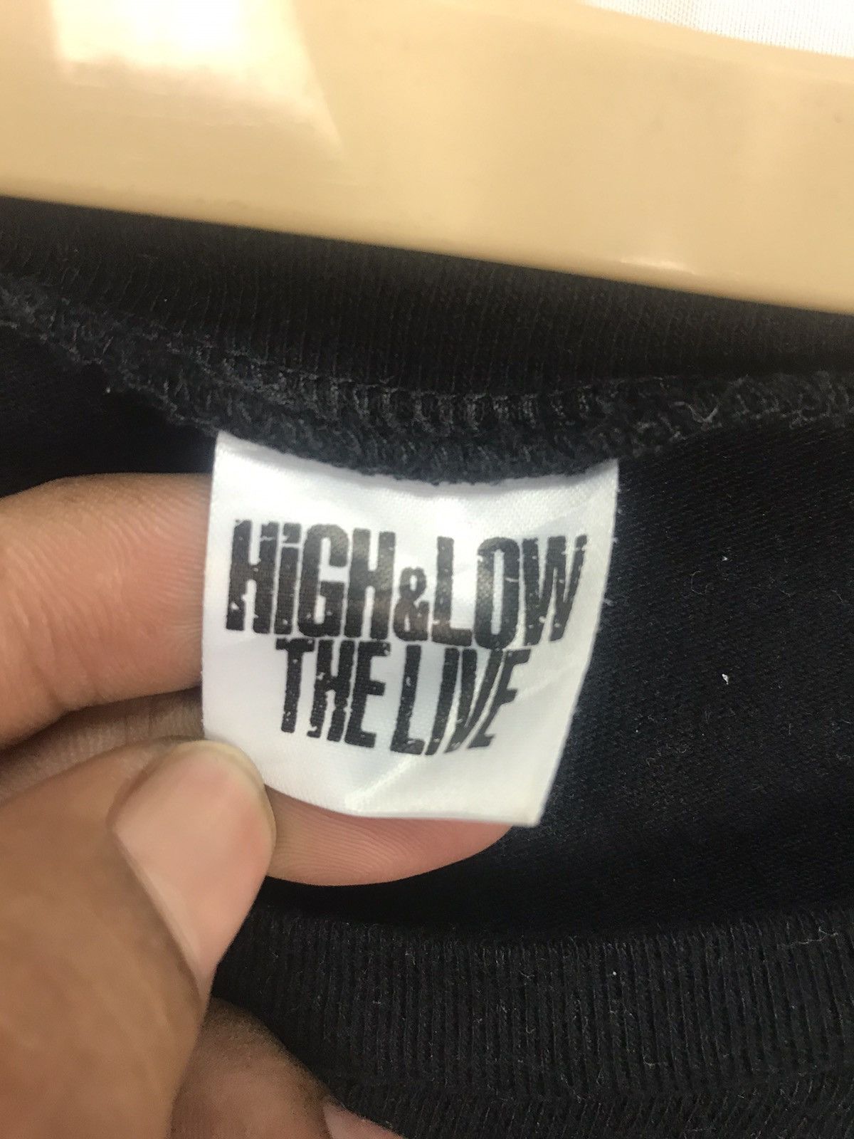 High & low the live sleeveless tshirt