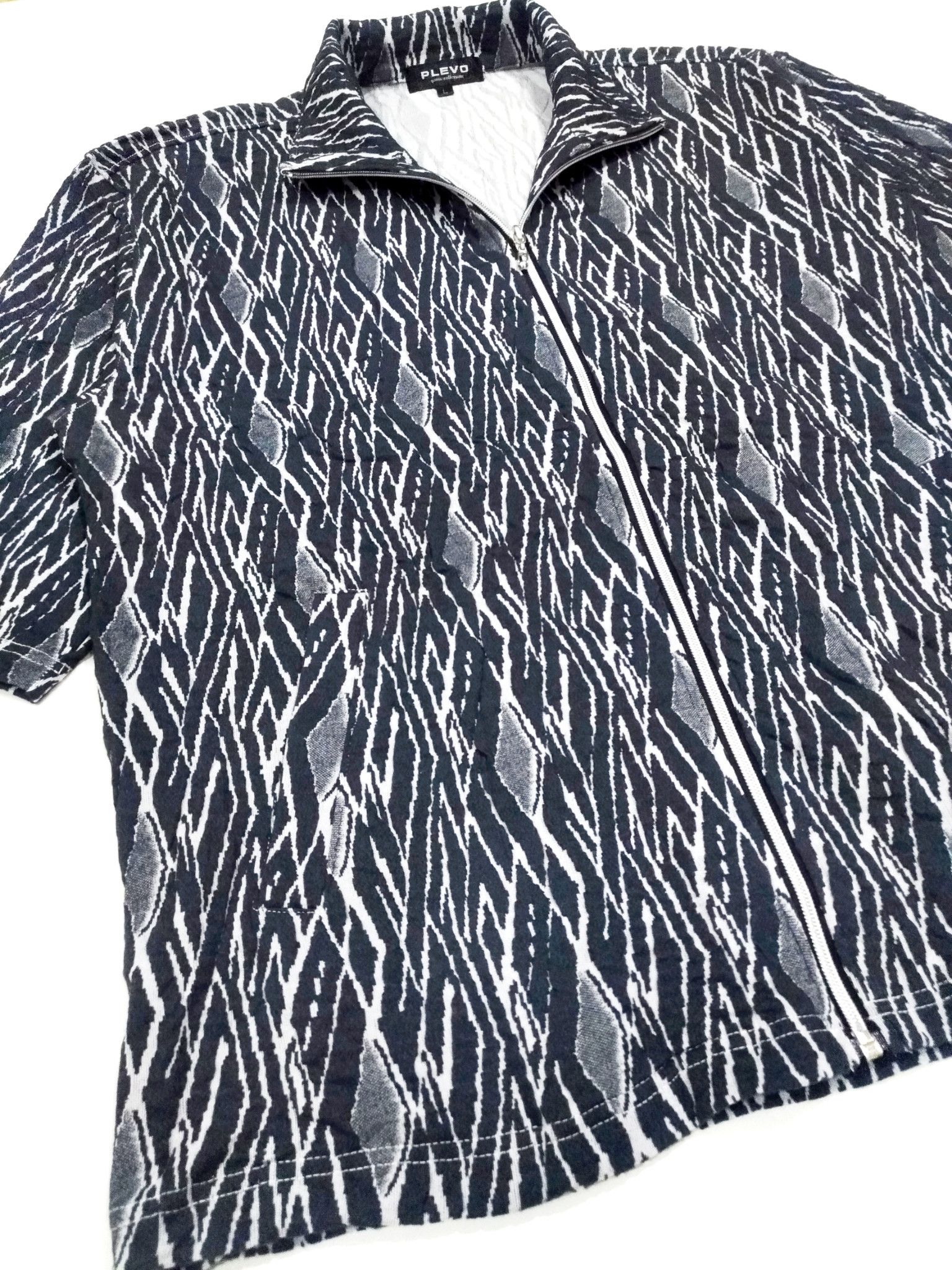 Designer × Japanese Brand RARE! PLEVO ARTISTIC DESIGN 3/4 SLEEVE JACKET @ KIMONO Size US L / EU 52-54 / 3 - 5 Thumbnail