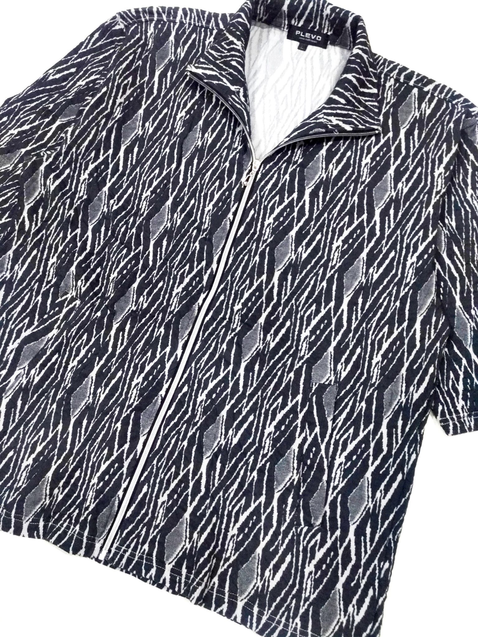Designer × Japanese Brand RARE! PLEVO ARTISTIC DESIGN 3/4 SLEEVE JACKET @ KIMONO Size US L / EU 52-54 / 3 - 4 Thumbnail