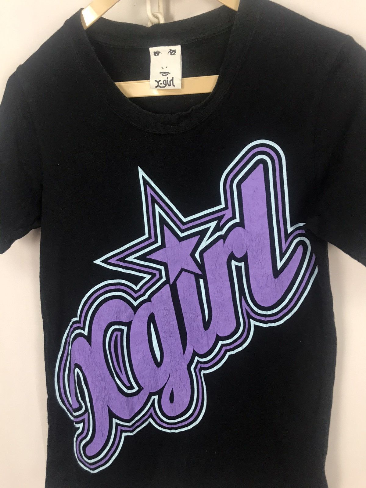 Japanese Brand X-girl printed tshirt ladies Size ONE SIZE - 3 Thumbnail