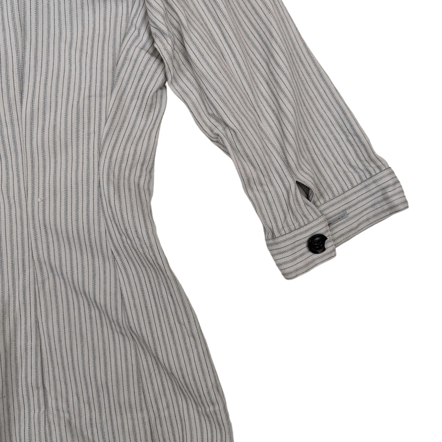 Japanese Brand Japan HIS MISS Striped Smart Casual Blazer Trench Coat Style Size XS / US 0-2 / IT 36-38 - 7 Thumbnail
