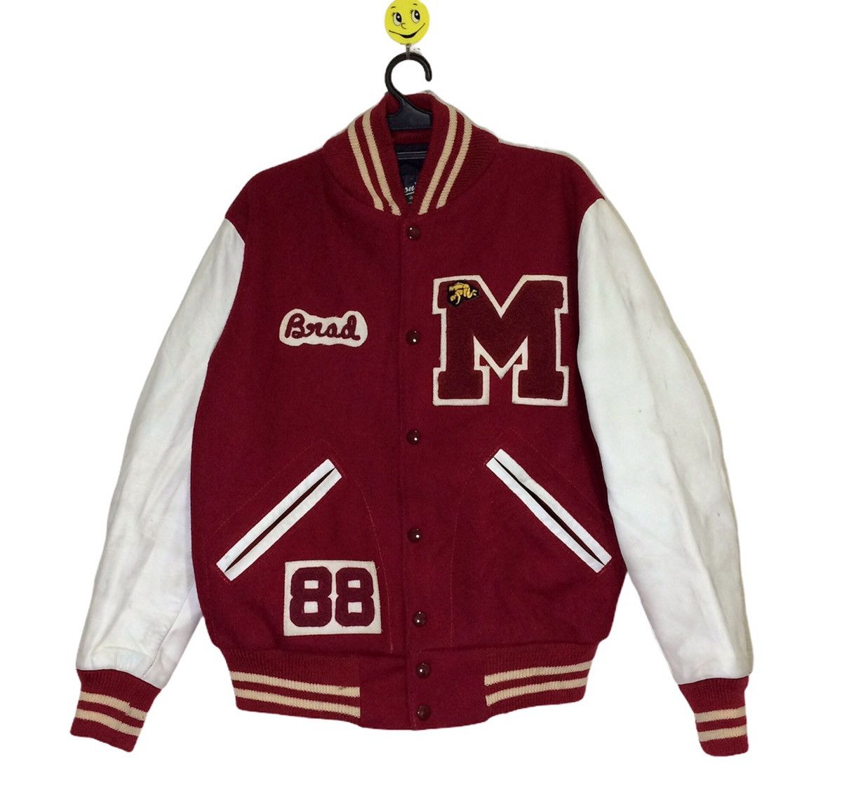 Vintage 60' Varsity Nelson's Jackets Wrestling Brad Wool X Leather ...