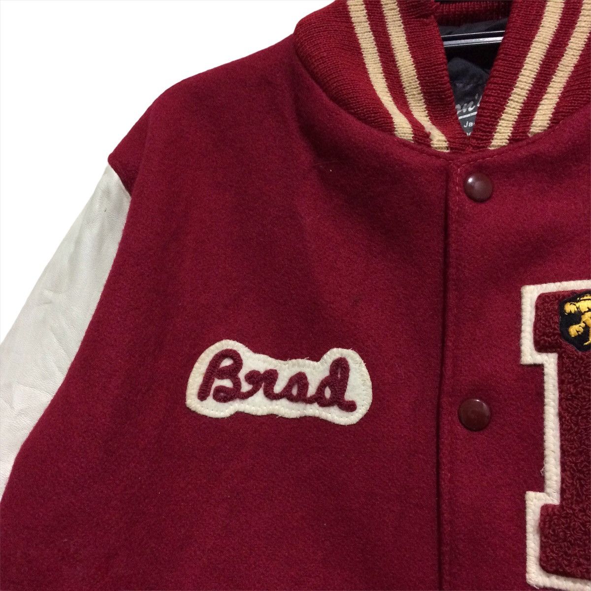 Vintage 60' Varsity Nelson's Jackets Wrestling Brad Wool X Leather Size US M / EU 48-50 / 2 - 3 Thumbnail