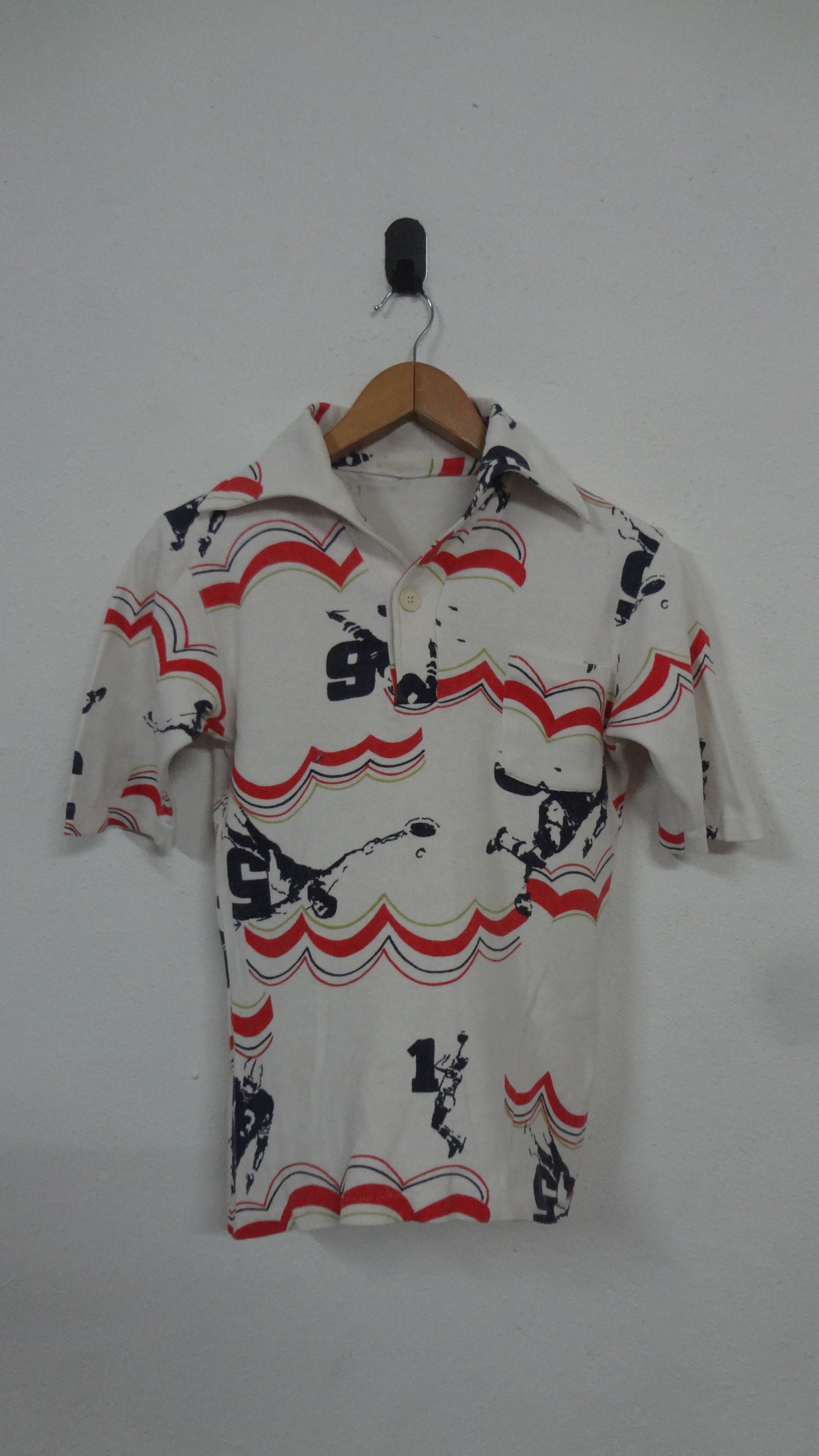 Vintage Vtg Full print Shirt Size US S / EU 44-46 / 1 - 1 Thumbnail
