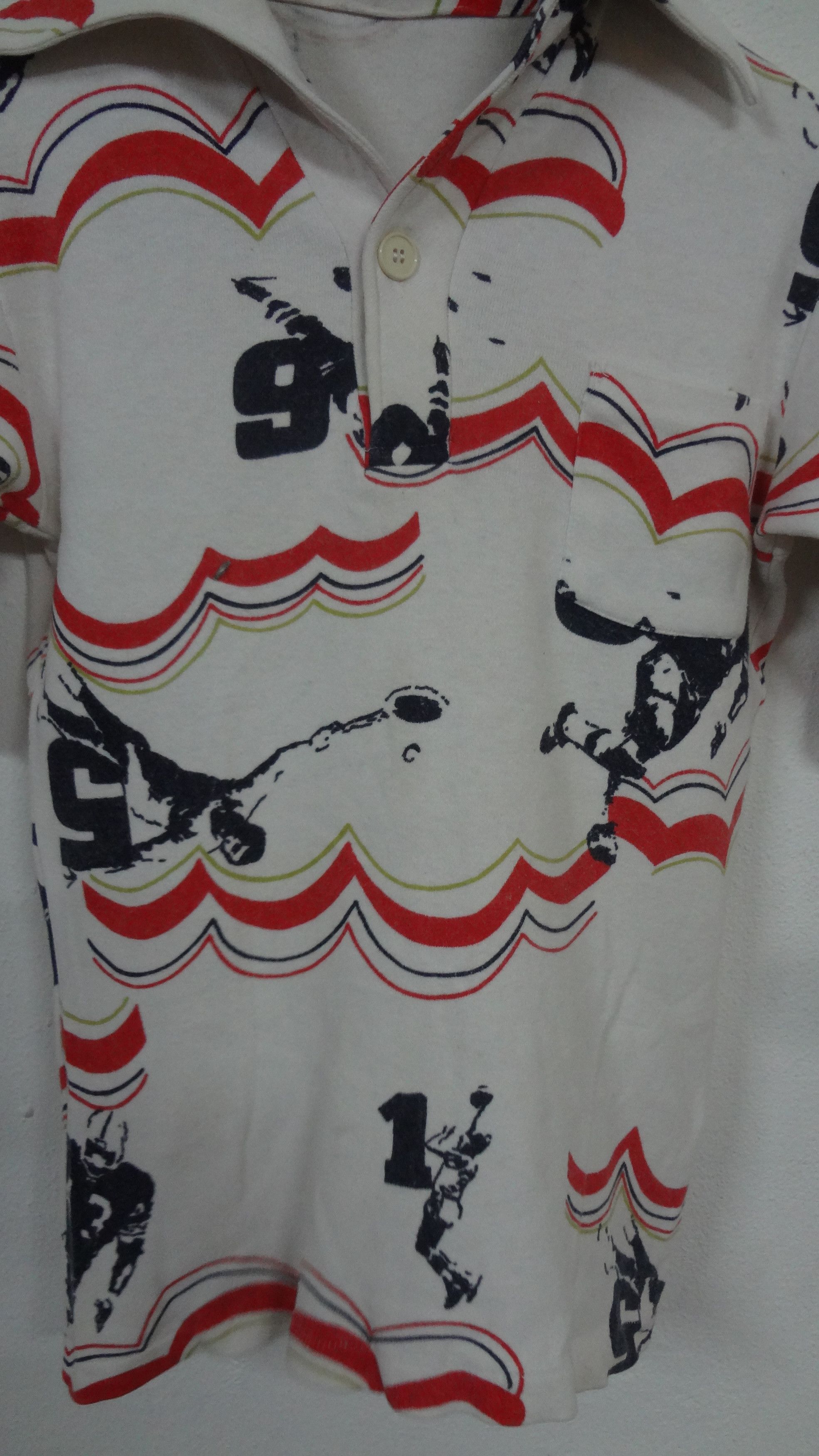 Vintage Vtg Full print Shirt Size US S / EU 44-46 / 1 - 2 Thumbnail