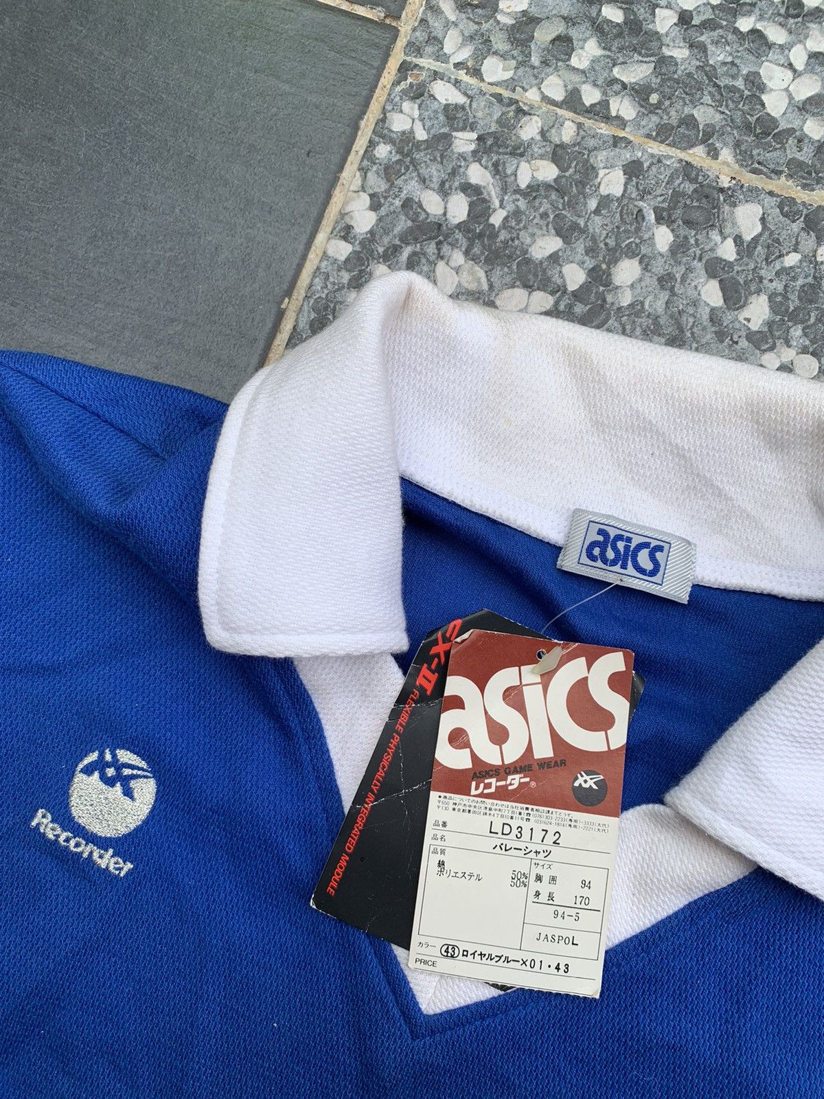 Asics Vintage Asics Polo T- Shirt Size US L / EU 52-54 / 3 - 3 Thumbnail