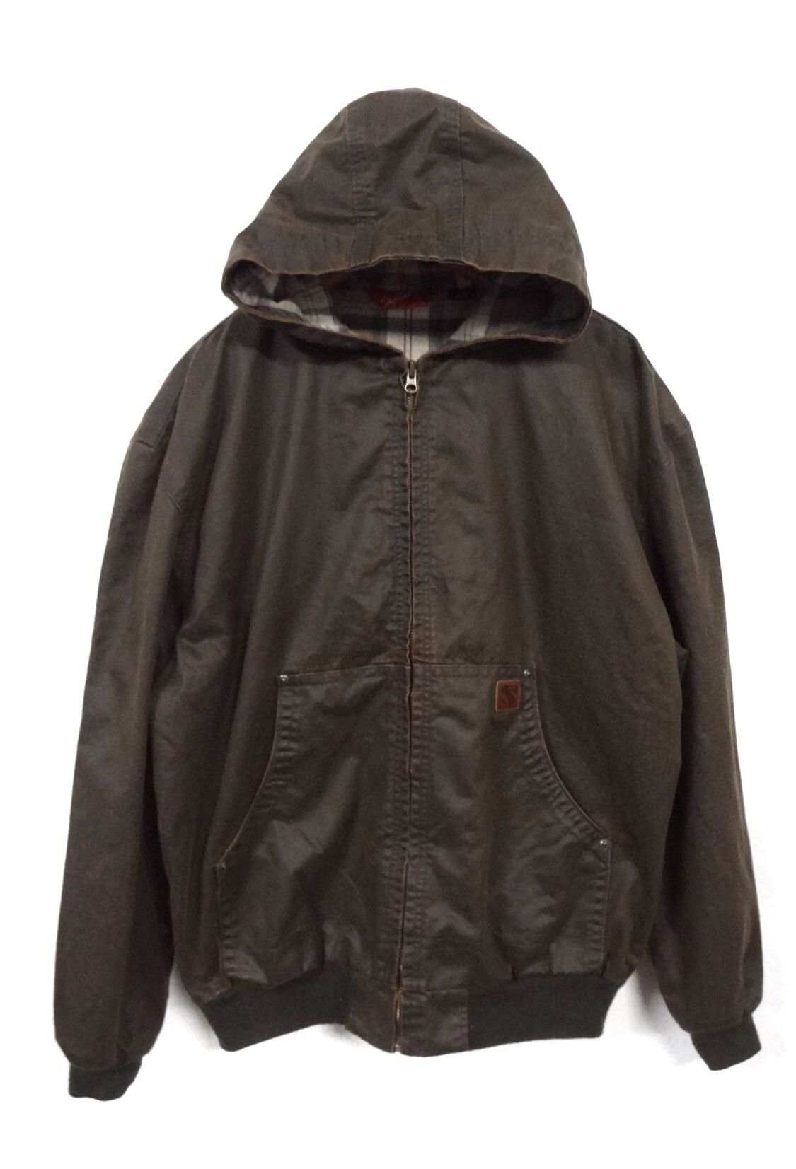 image of Surface Hooded Jacket Fashion Week in Brown, Men's (Size Large)