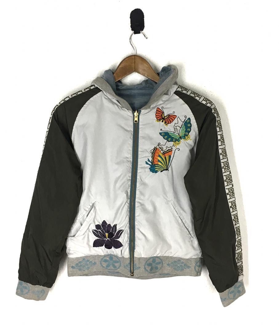 Japanese Brand Sukajan Japan Geisha Reversible Embroidery Souvenirs Size US S / EU 44-46 / 1 - 2 Thumbnail