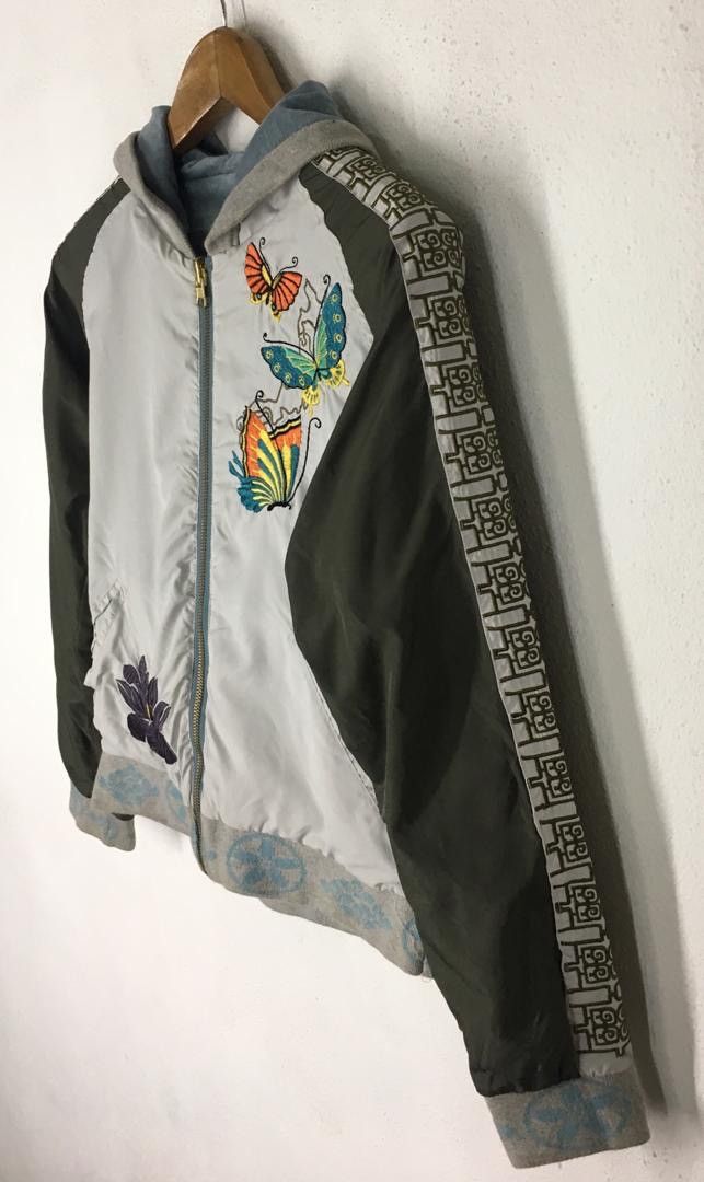 Japanese Brand Sukajan Japan Geisha Reversible Embroidery Souvenirs Size US S / EU 44-46 / 1 - 7 Thumbnail