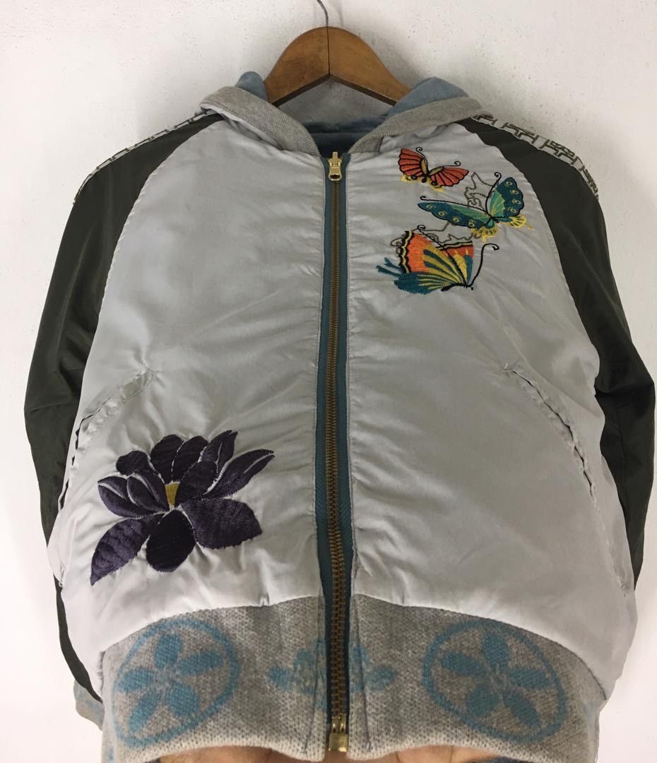 Japanese Brand Sukajan Japan Geisha Reversible Embroidery Souvenirs Size US S / EU 44-46 / 1 - 5 Thumbnail