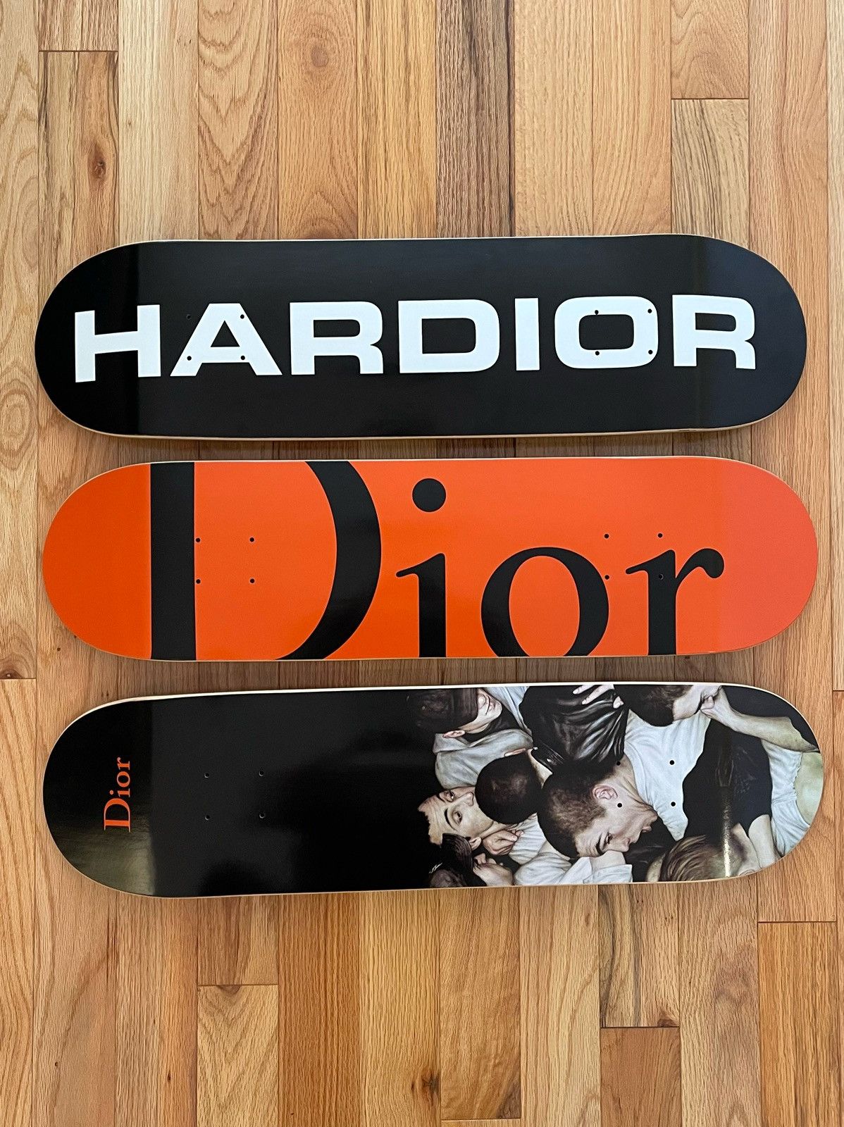 AW2017 Dior x Dan Witz Complete Set of 3 Skate Decks