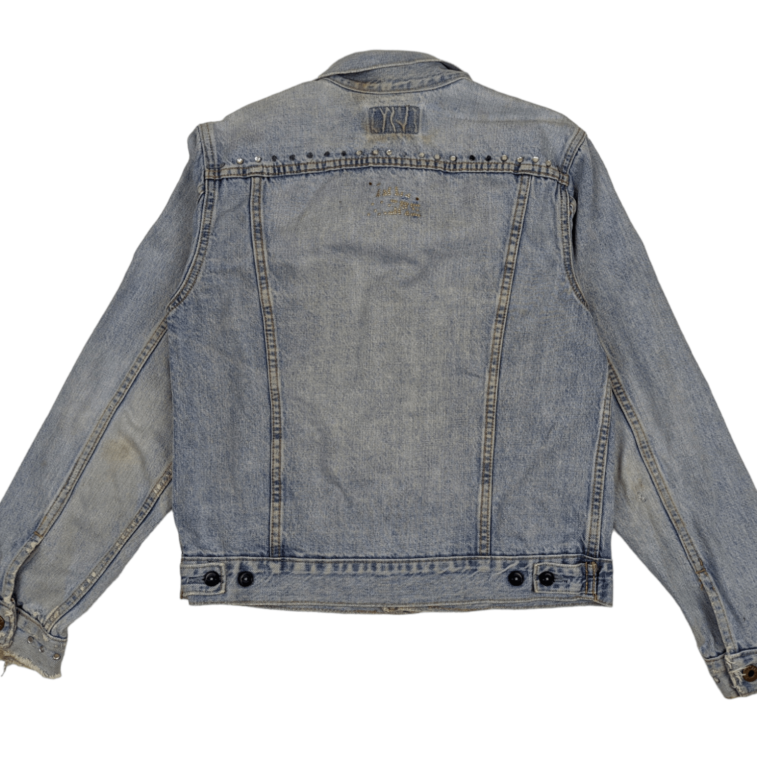 Japanese Brand Japan GL HEART Punk Denim Jacket Size M / US 6-8 / IT 42-44 - 6 Thumbnail