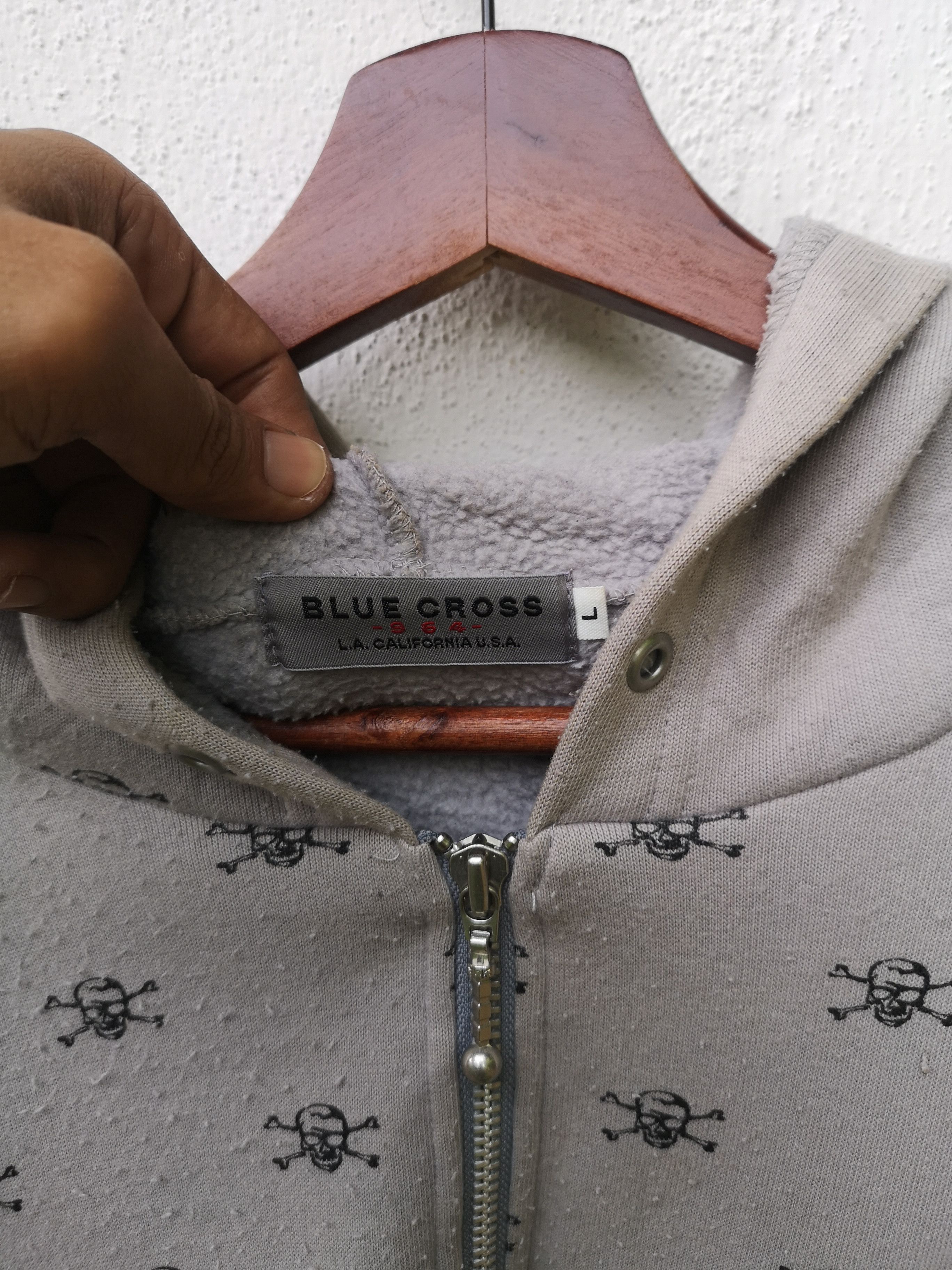 Japanese Brand Japanese Brand Blue Cros Embroidered Monogram Skeleton Size US M / EU 48-50 / 2 - 4 Thumbnail