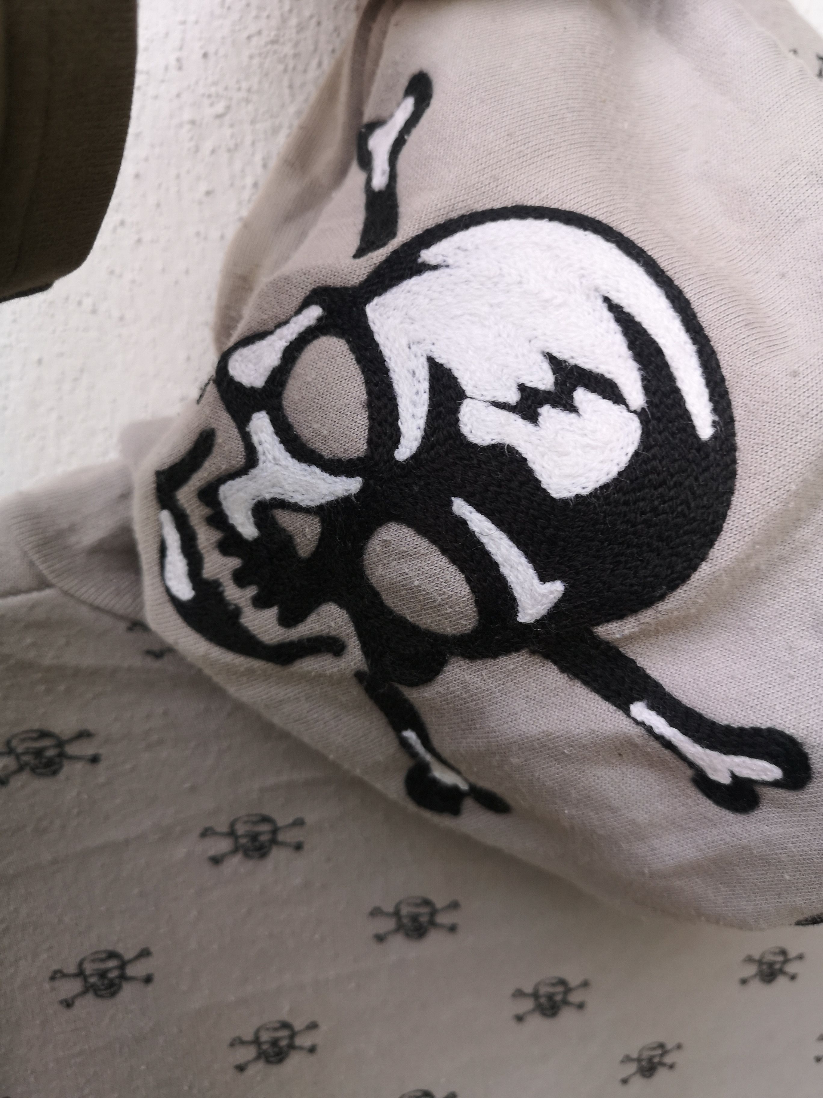 Japanese Brand Japanese Brand Blue Cros Embroidered Monogram Skeleton Size US M / EU 48-50 / 2 - 3 Thumbnail