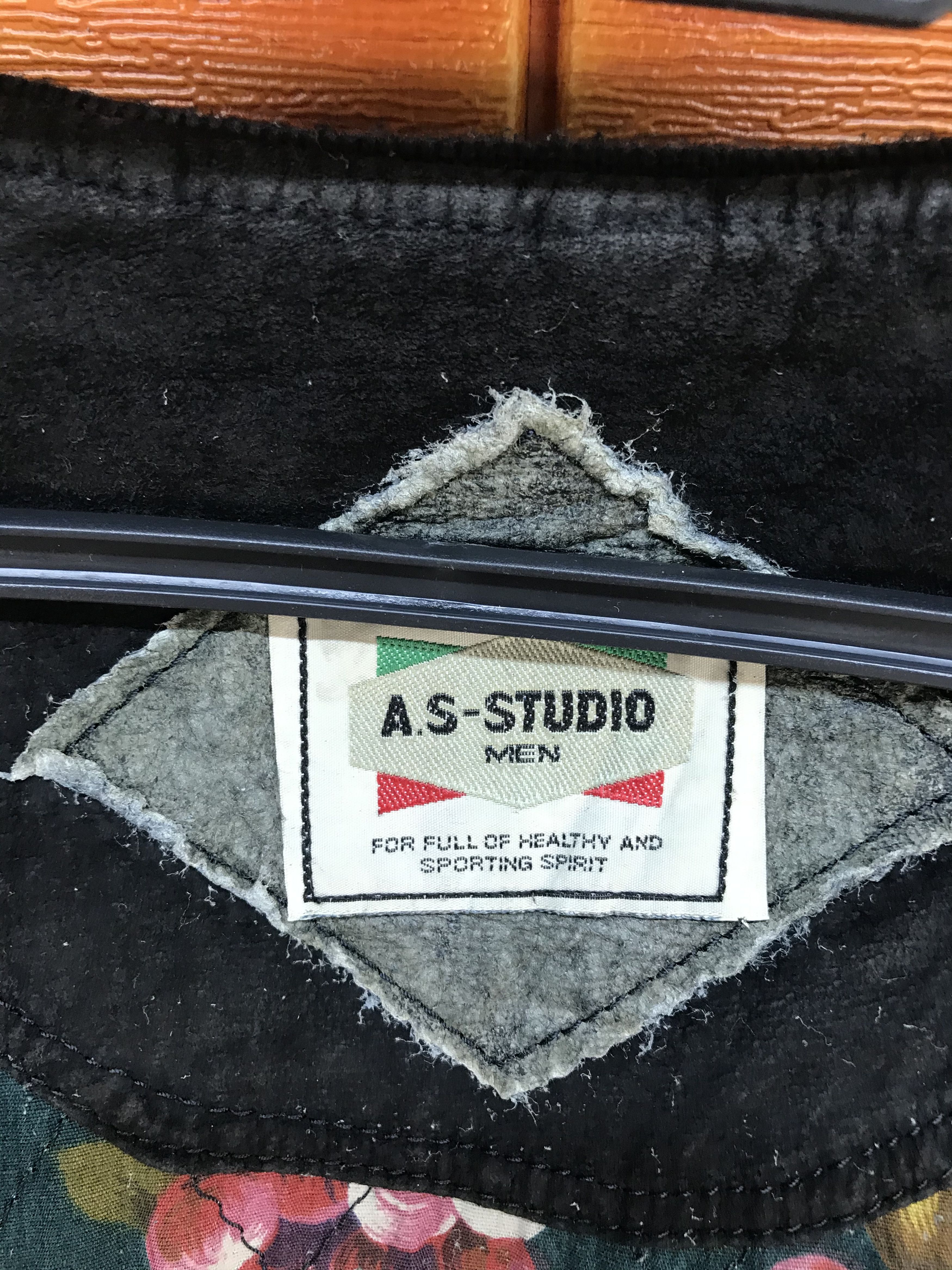 Japanese Brand AS-STUDIO BY ATELIAR SAB Leather Jacket Size US M / EU 48-50 / 2 - 6 Thumbnail