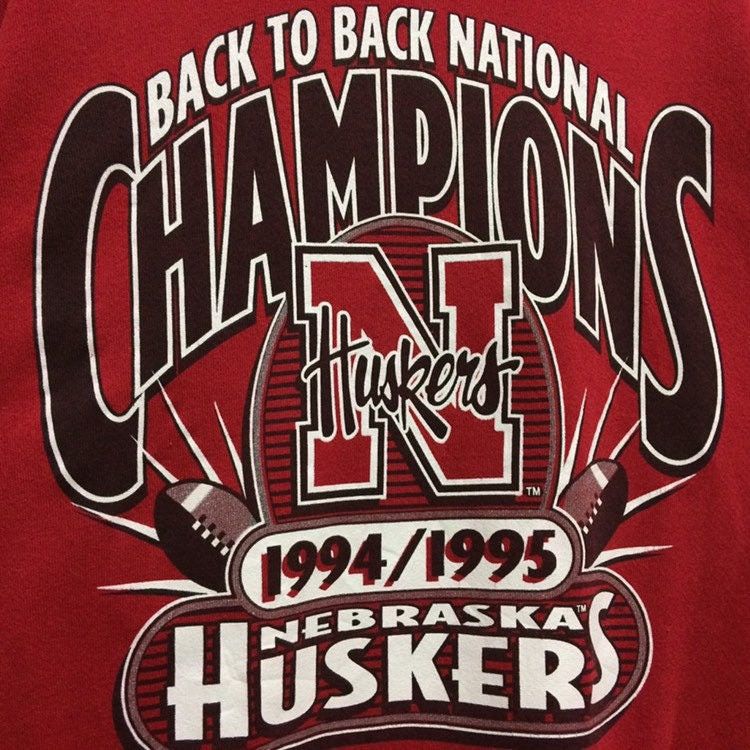 Other NEBRASKA HUSKERS Champion League American Crewneck Jumper Size US M / EU 48-50 / 2 - 3 Thumbnail
