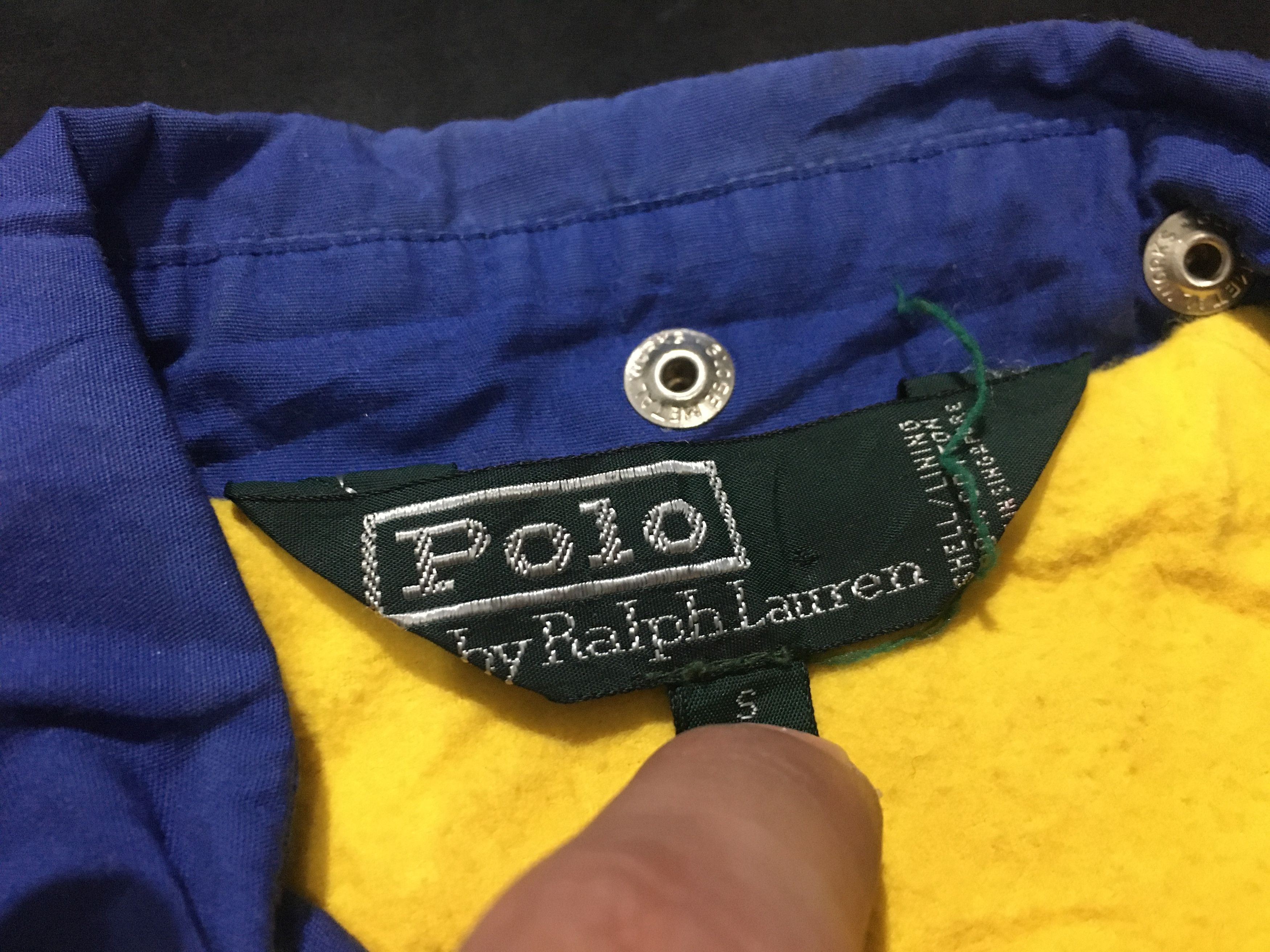 Lo Life × Polo Ralph Lauren × Vintage Vintage Polo Ralph Lauren Windbreaker Uni Crest Logo Size US S / EU 44-46 / 1 - 4 Thumbnail