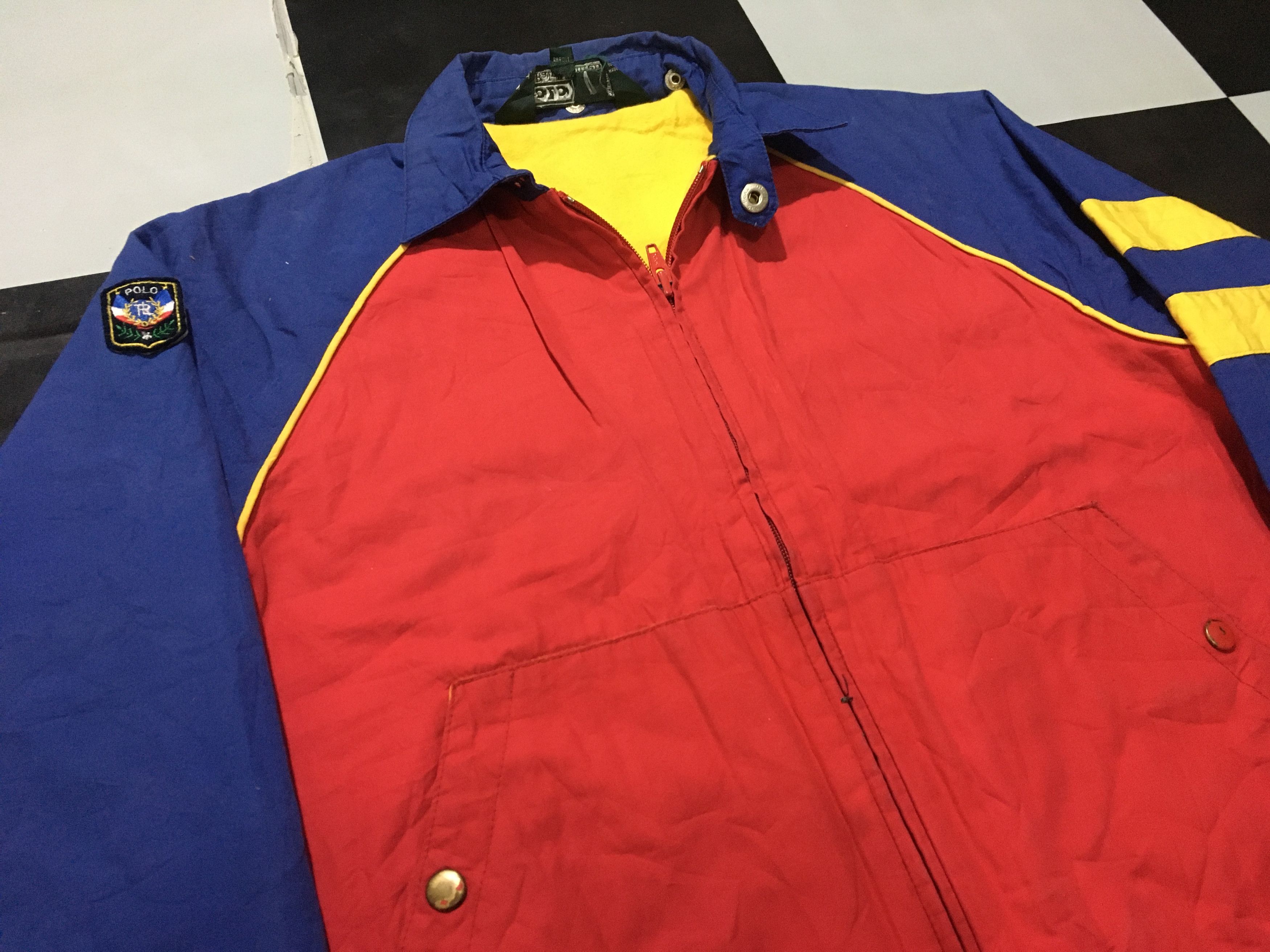 Lo Life × Polo Ralph Lauren × Vintage Vintage Polo Ralph Lauren Windbreaker Uni Crest Logo Size US S / EU 44-46 / 1 - 2 Thumbnail