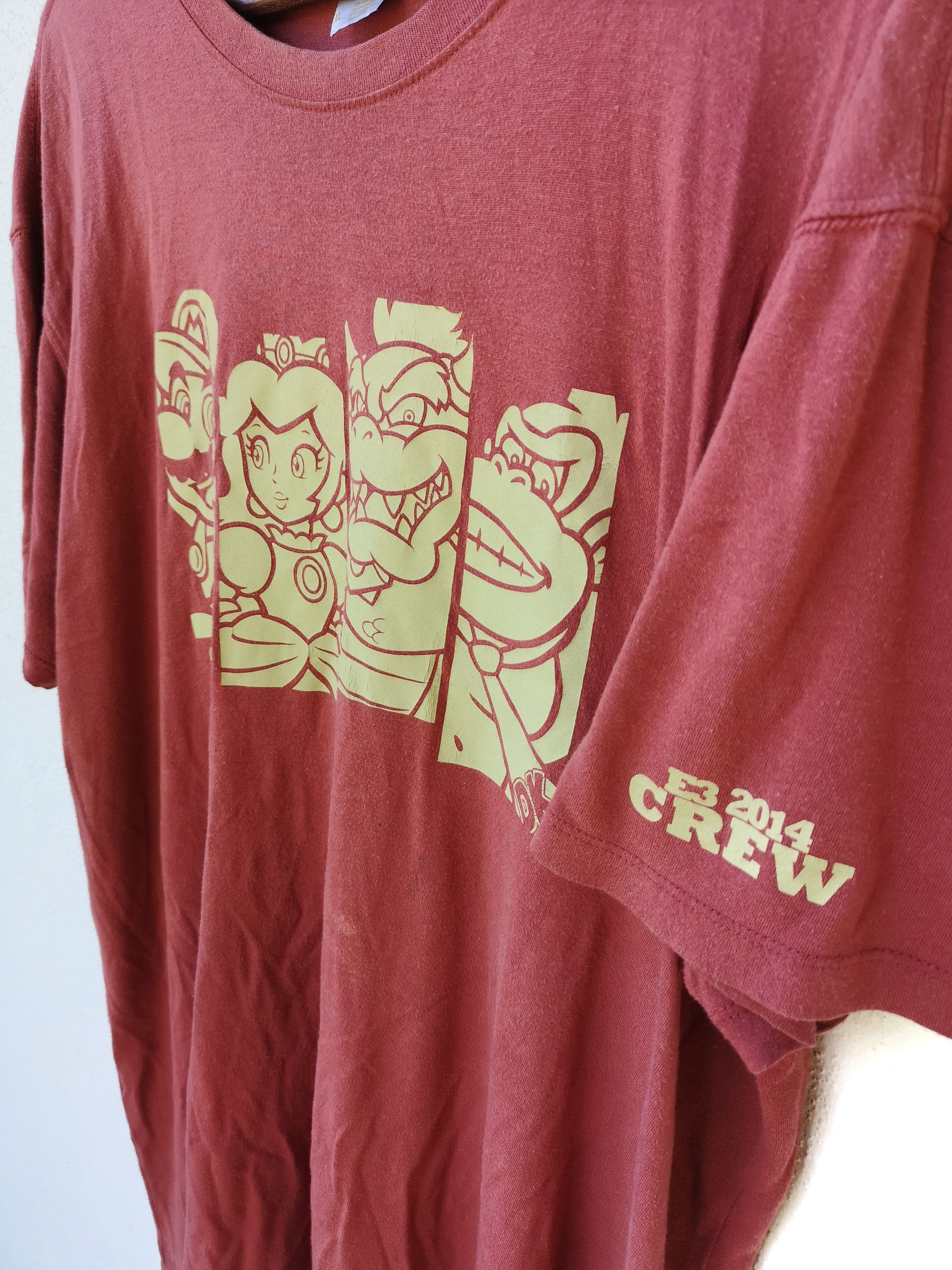 Nintendo Vtg Nintendo Super Mario Crew 2014 Size US XL / EU 56 / 4 - 3 Thumbnail