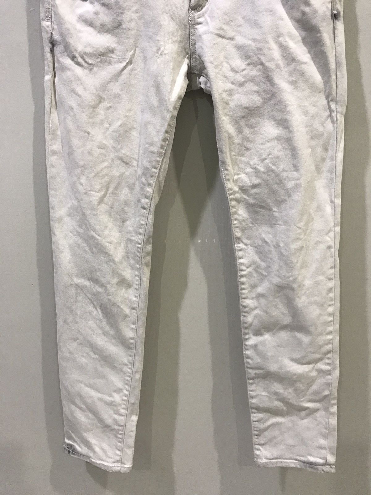 Japanese Brand × Rockstar Games semantic design Japan Bleached Black Skinny Denim Size US 34 / EU 50 - 6 Thumbnail