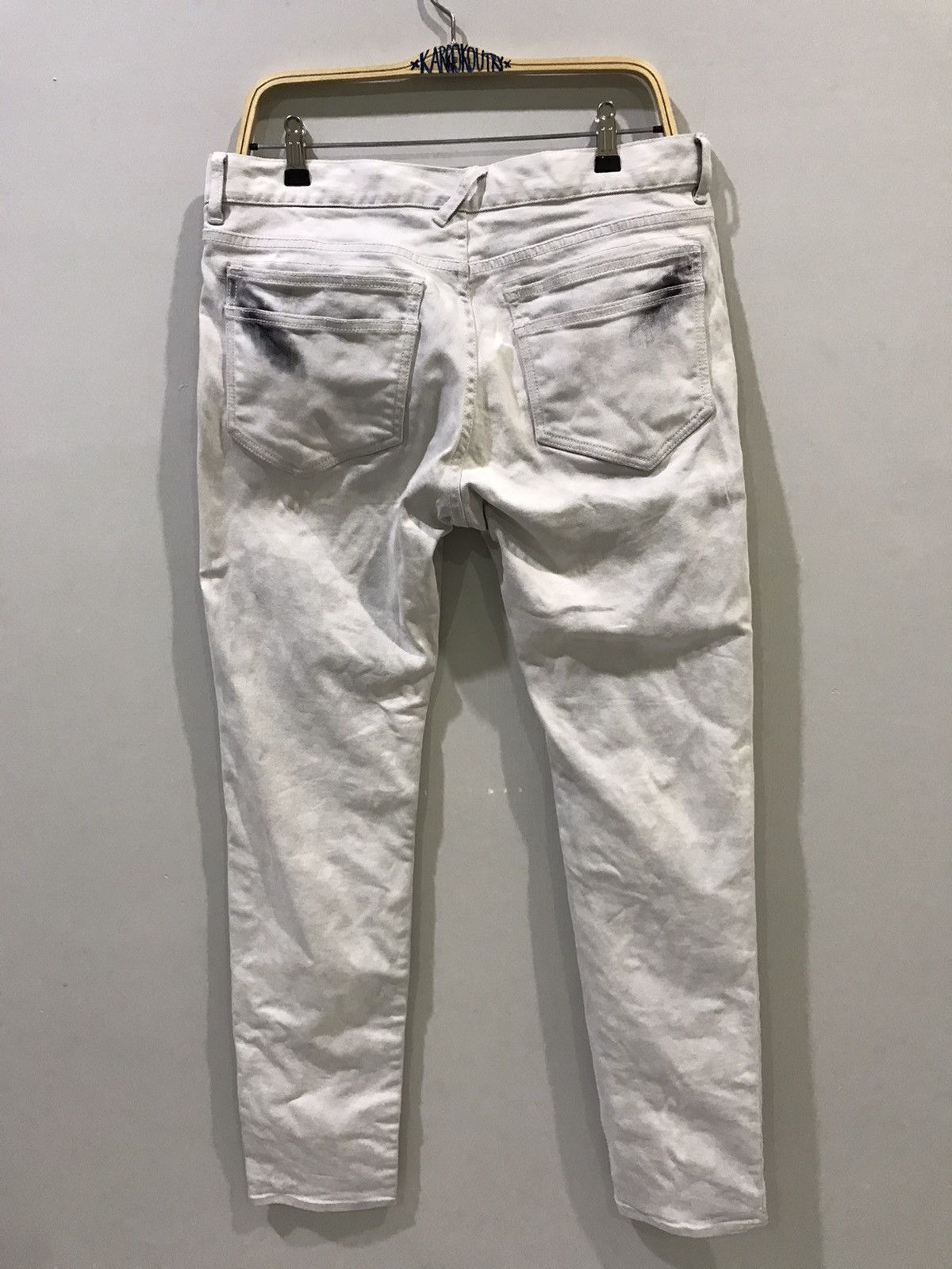 Japanese Brand × Rockstar Games semantic design Japan Bleached Black Skinny Denim Size US 34 / EU 50 - 7 Thumbnail