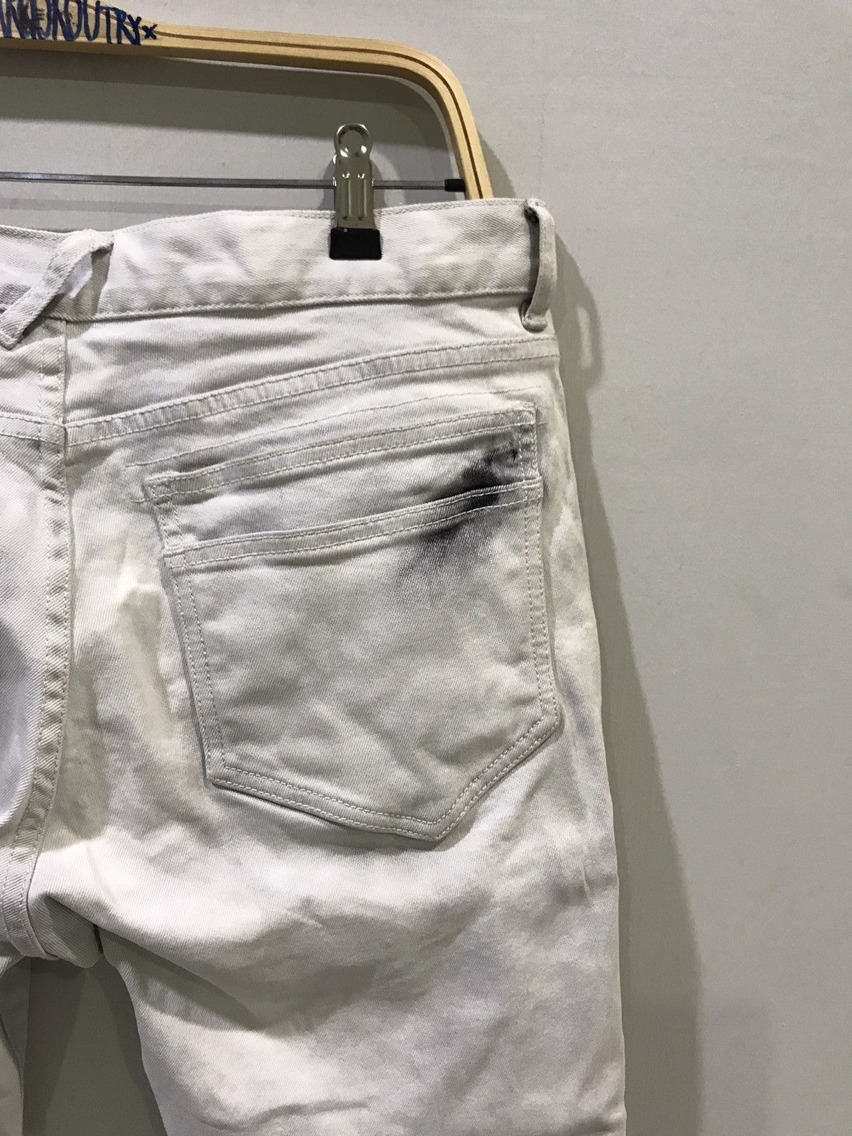Japanese Brand × Rockstar Games semantic design Japan Bleached Black Skinny Denim Size US 34 / EU 50 - 9 Thumbnail