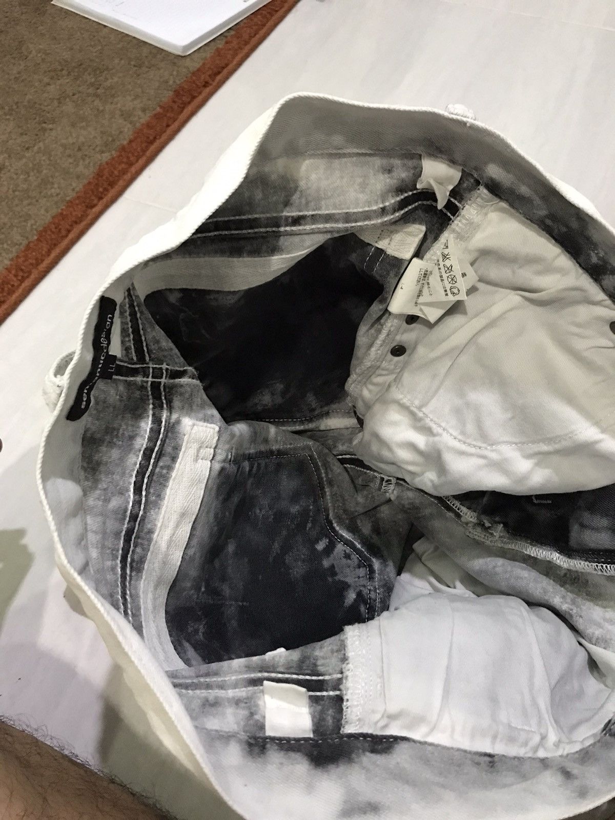 Japanese Brand × Rockstar Games semantic design Japan Bleached Black Skinny Denim Size US 34 / EU 50 - 12 Thumbnail