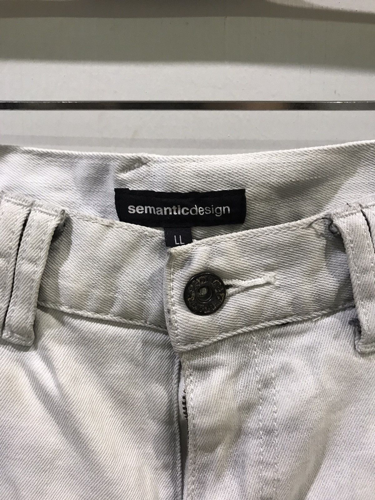 Japanese Brand × Rockstar Games semantic design Japan Bleached Black Skinny Denim Size US 34 / EU 50 - 5 Thumbnail
