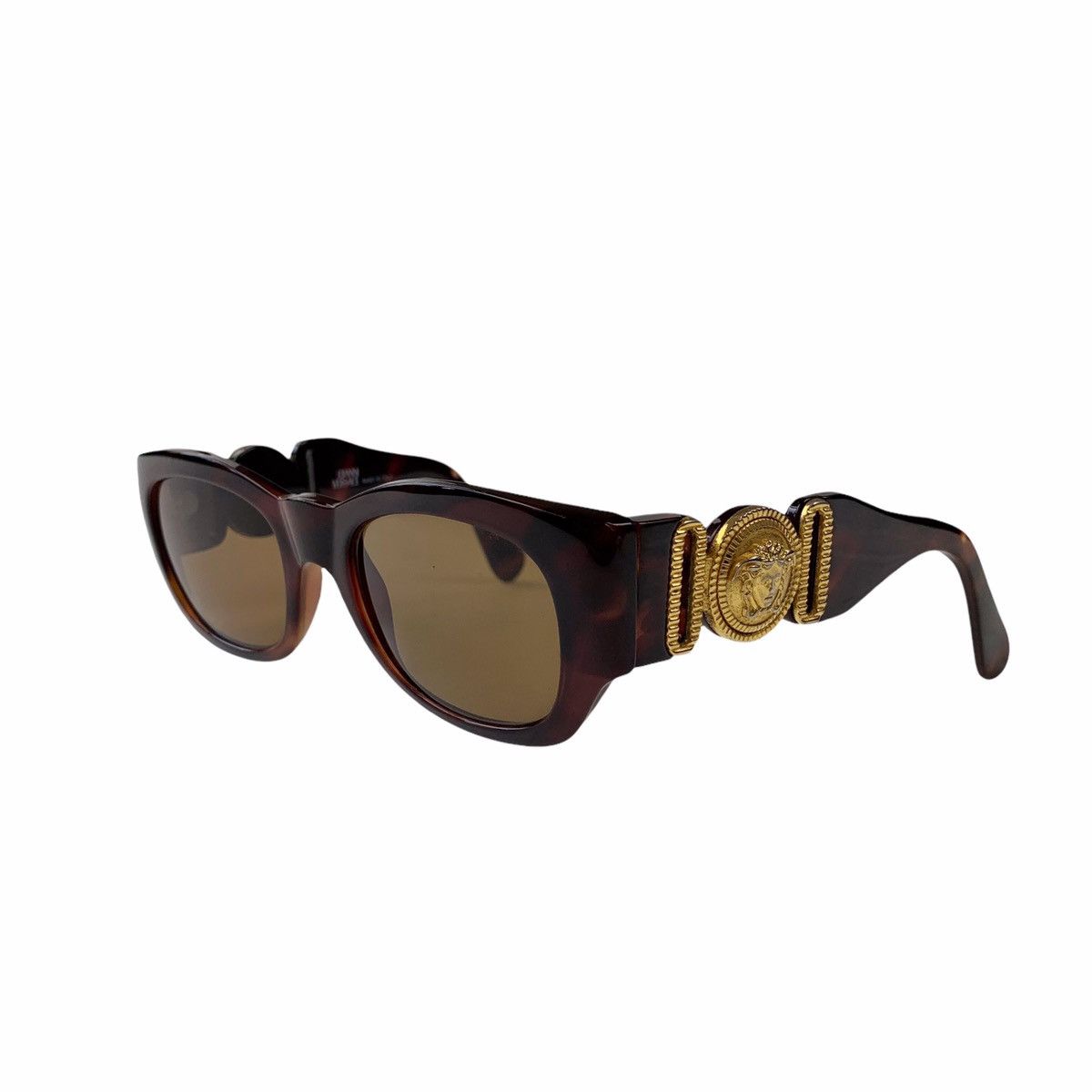 image of Versace Mod 413/a Sunglasses in Brown, Men's