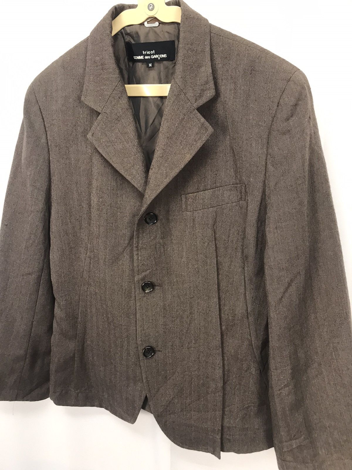 Comme des Garcons × Japanese Brand 🔥BEST OFFER 🔥Tricot comme des garçons wool button jacket Size US S / EU 44-46 / 1 - 8 Thumbnail