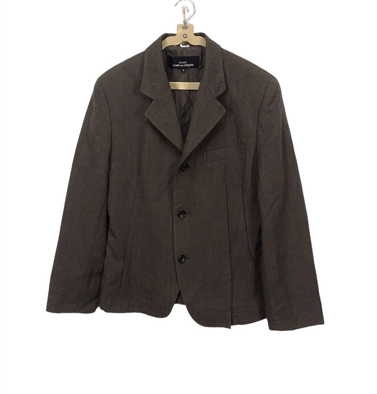Comme des Garcons × Japanese Brand 🔥BEST OFFER 🔥Tricot comme des garçons wool button jacket Size US S / EU 44-46 / 1 - 2 Thumbnail