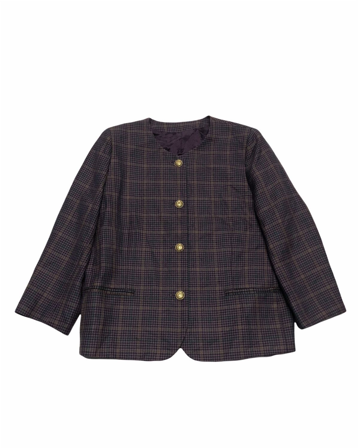 Burberry checkered purple jacket