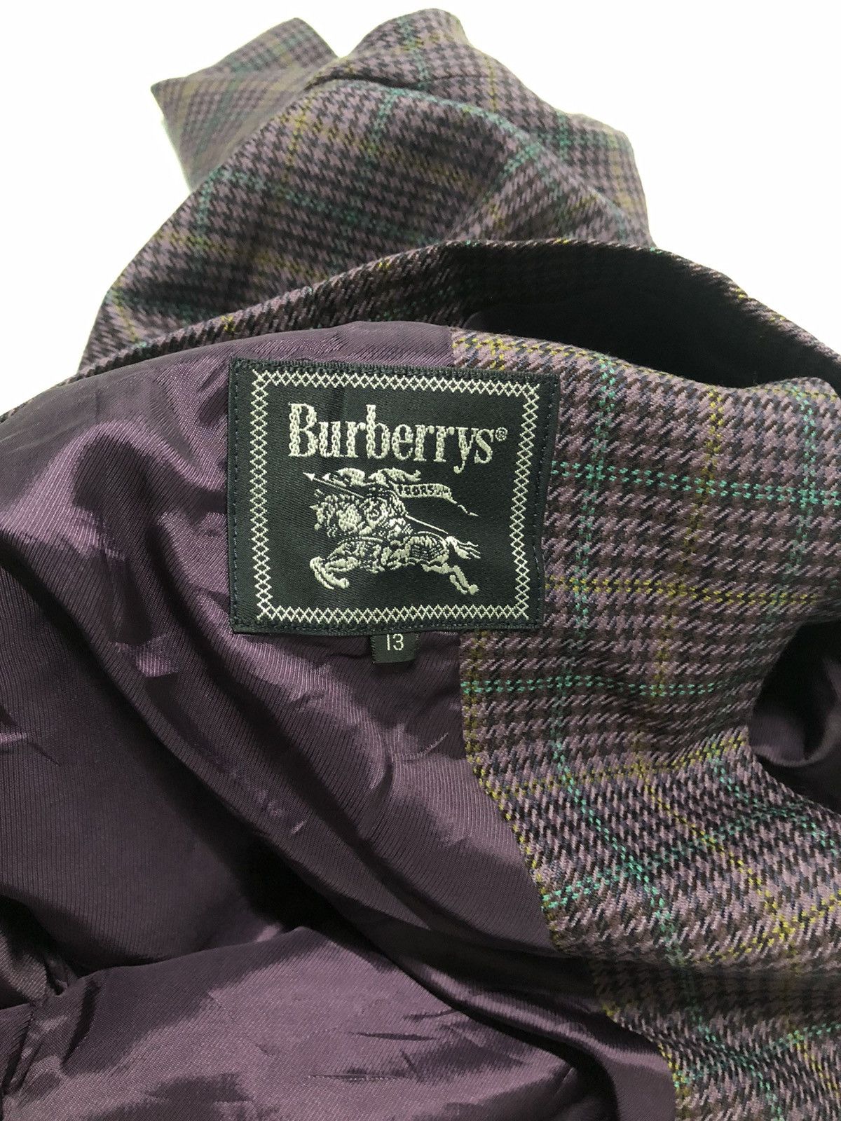 Burberry Burberry checkered purple jacket Size M / US 6-8 / IT 42-44 - 3 Thumbnail