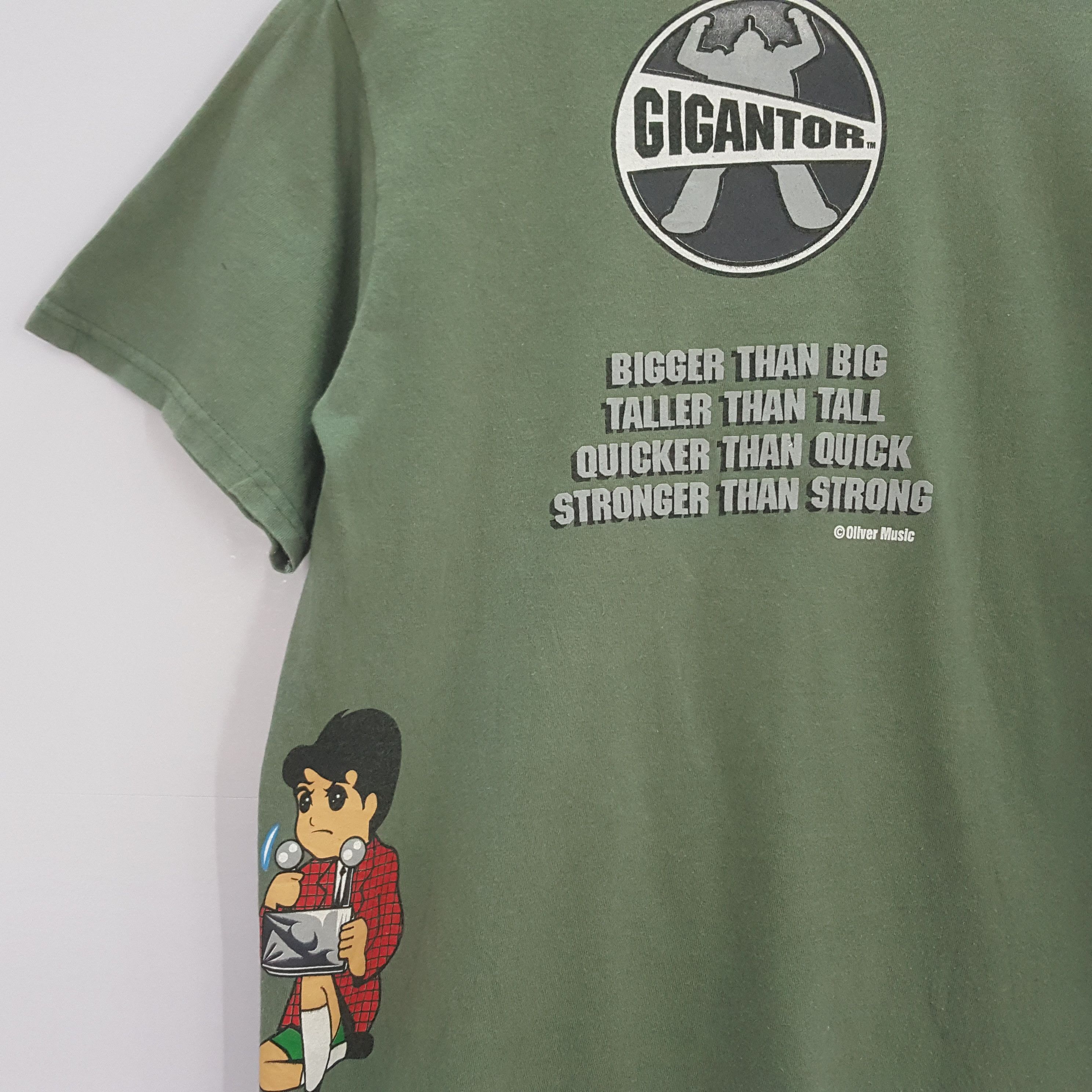 Cartoon Network × Japanese Brand × Vintage Vintage 90's GIGANTOR Japanese Action Fiction Anime t-shirt Size US M / EU 48-50 / 2 - 2 Thumbnail