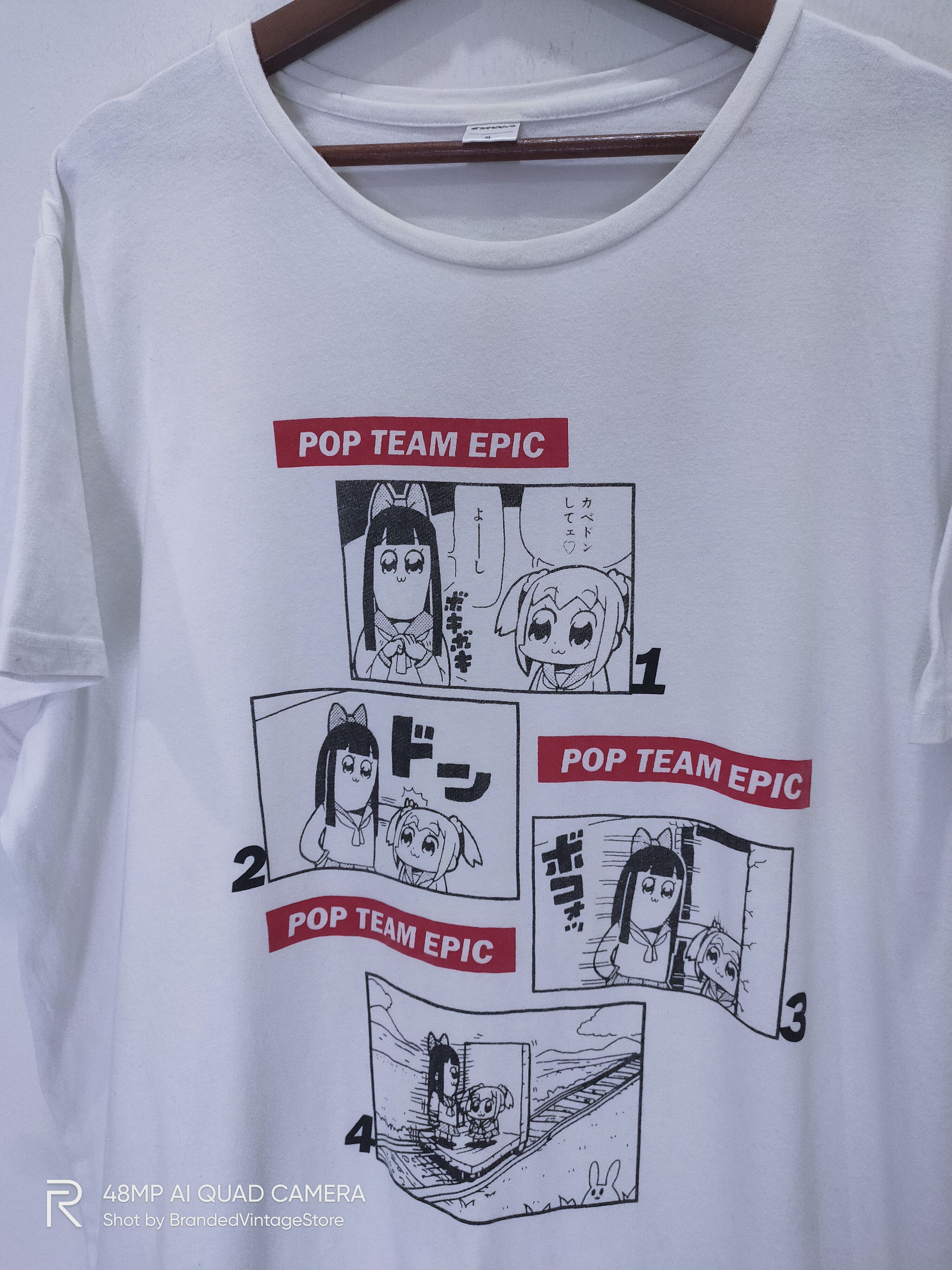 Japanese Brand POP TEAM EPIC Japanese Anime Cartoon Comics BigLogo Art Tee Size US XXL / EU 58 / 5 - 6 Thumbnail