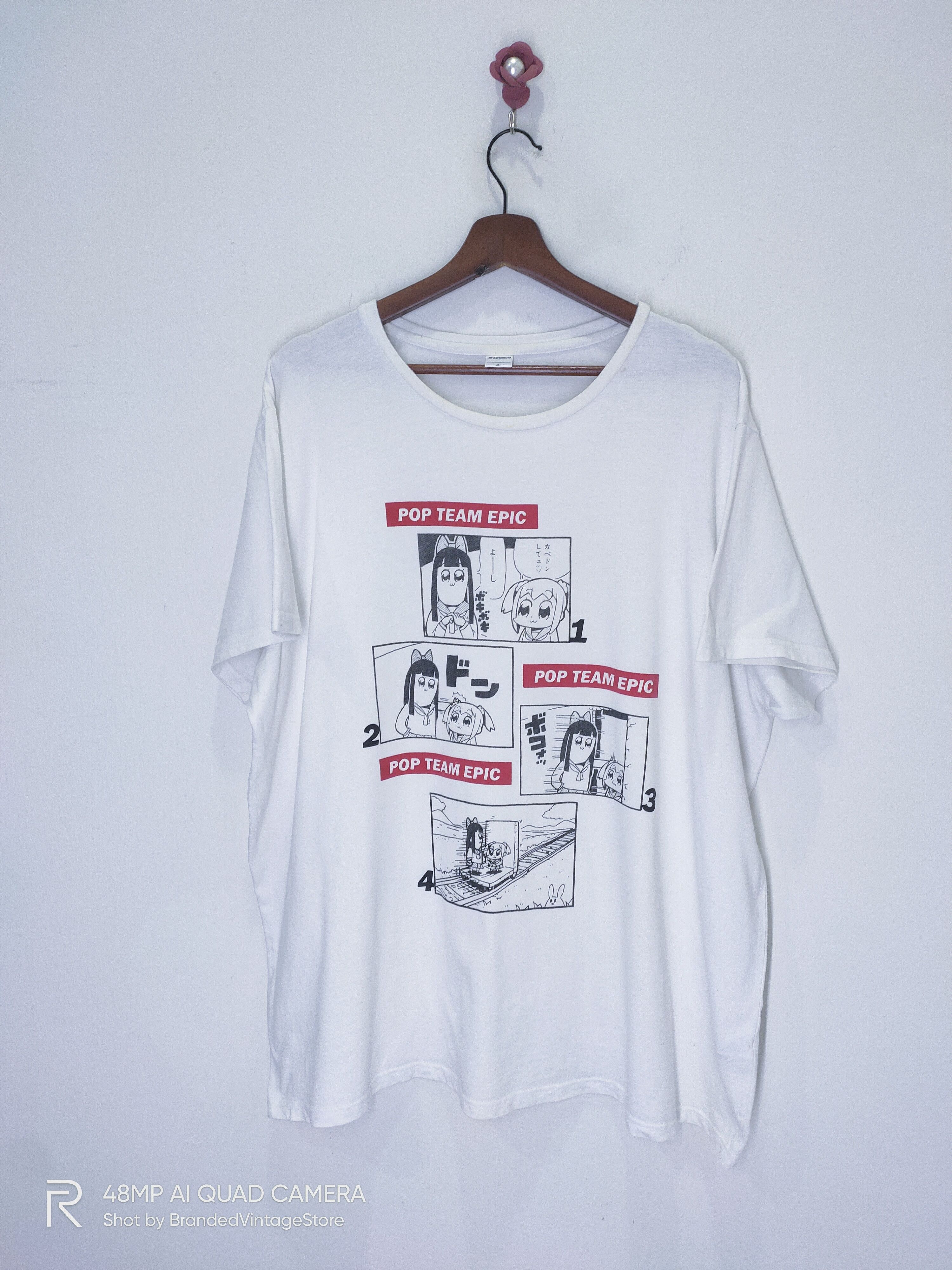Japanese Brand POP TEAM EPIC Japanese Anime Cartoon Comics BigLogo Art Tee Size US XXL / EU 58 / 5 - 1 Thumbnail