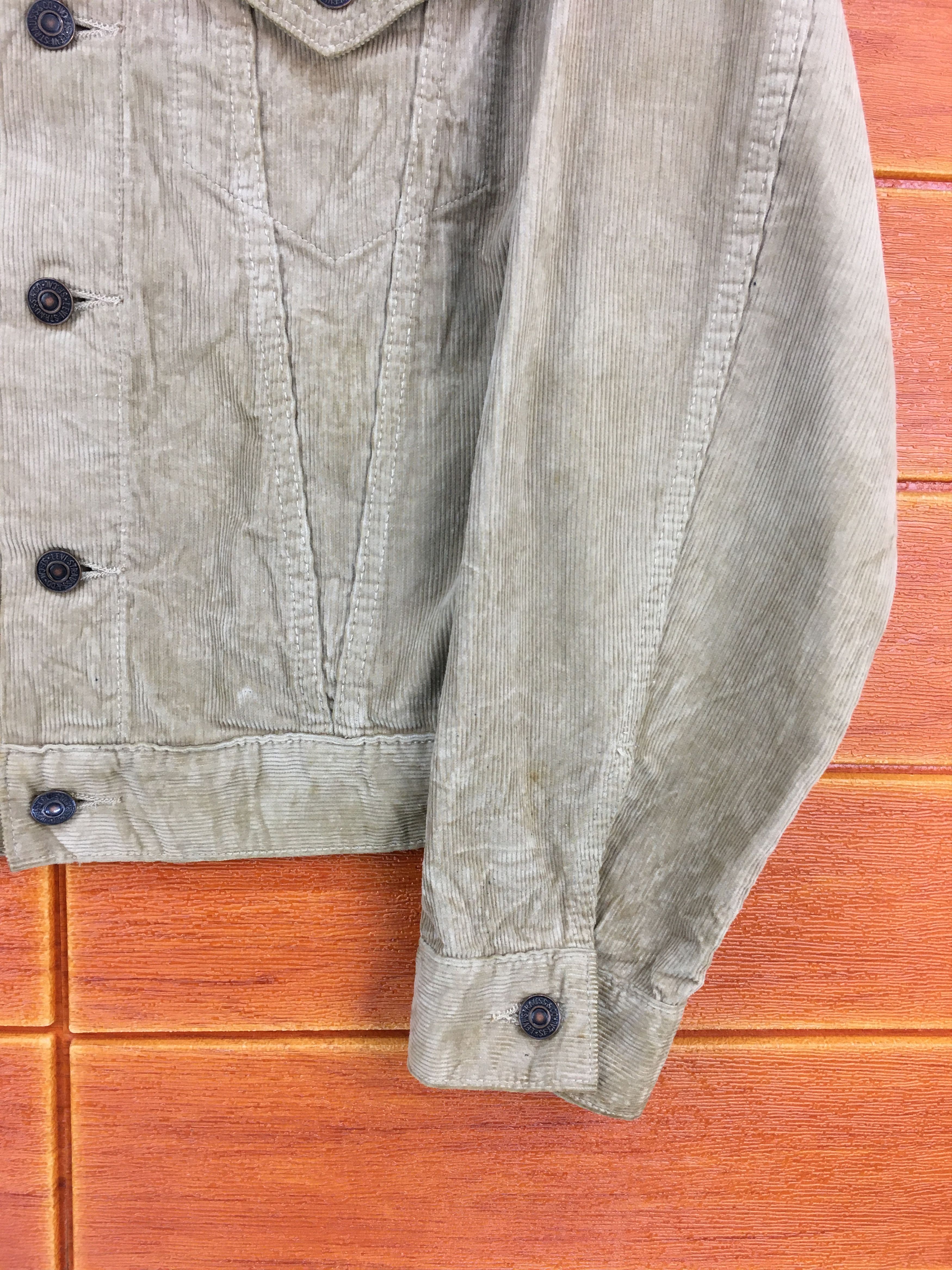 Levi's Vintage LEVIS Corduroy Trucker Denim Jacket Size US M / EU 48-50 / 2 - 5 Thumbnail