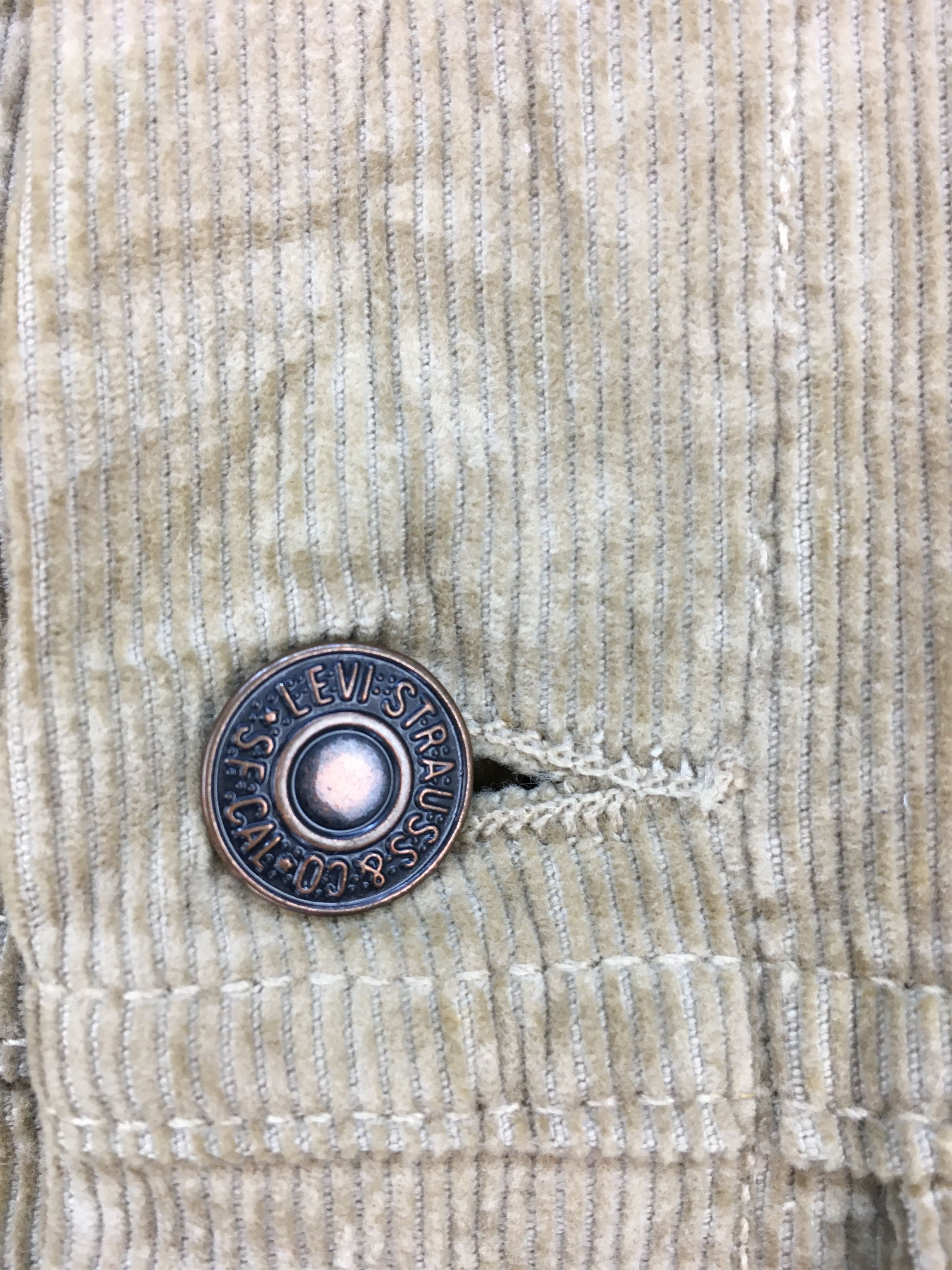 Levi's Vintage LEVIS Corduroy Trucker Denim Jacket Size US M / EU 48-50 / 2 - 7 Thumbnail