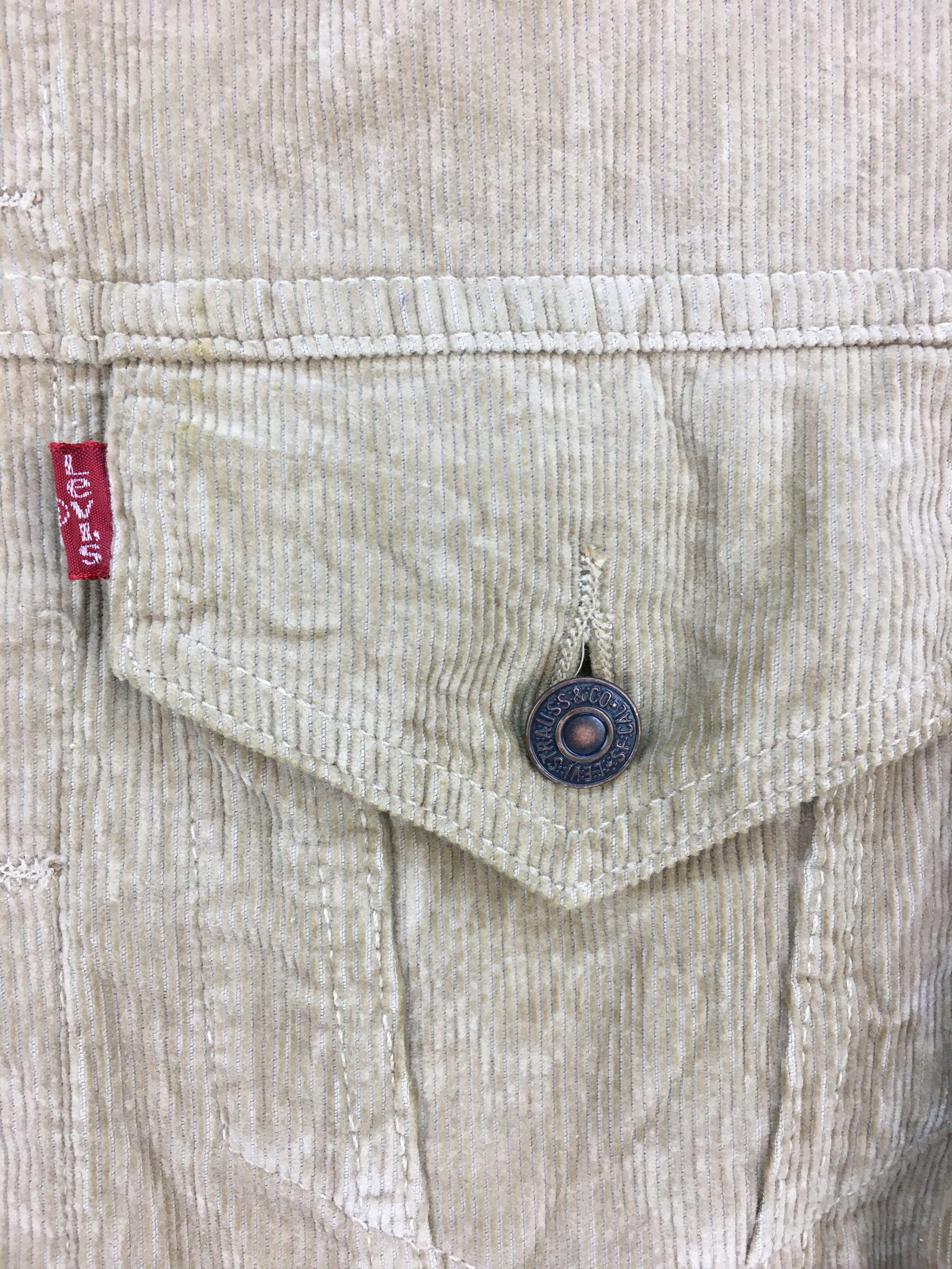 Levi's Vintage LEVIS Corduroy Trucker Denim Jacket Size US M / EU 48-50 / 2 - 6 Thumbnail