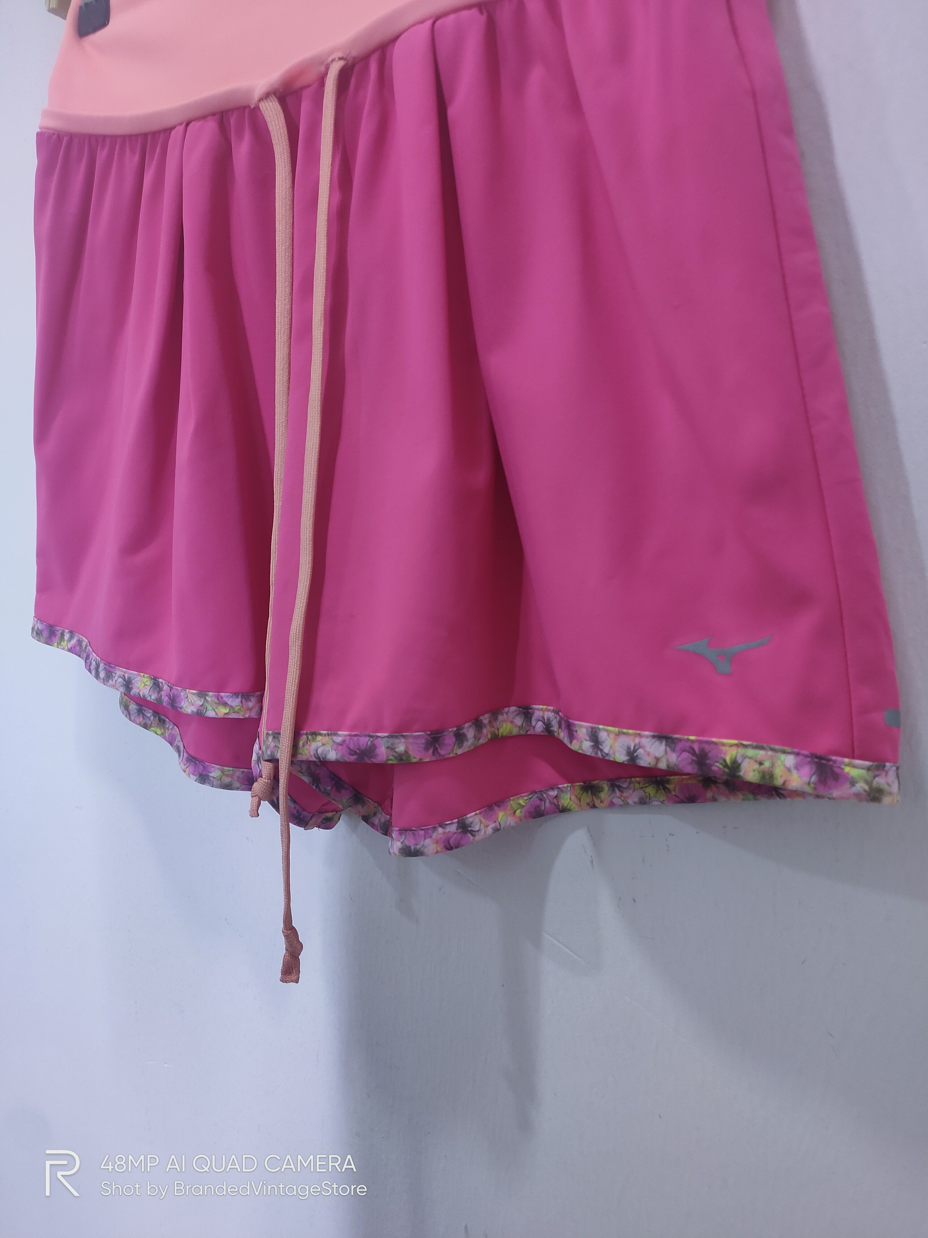 Japanese Brand × Mizuno MIZUNO Pink Elastic Waist Pocket Beach Sportwear Short Pant Size 29" - 5 Thumbnail