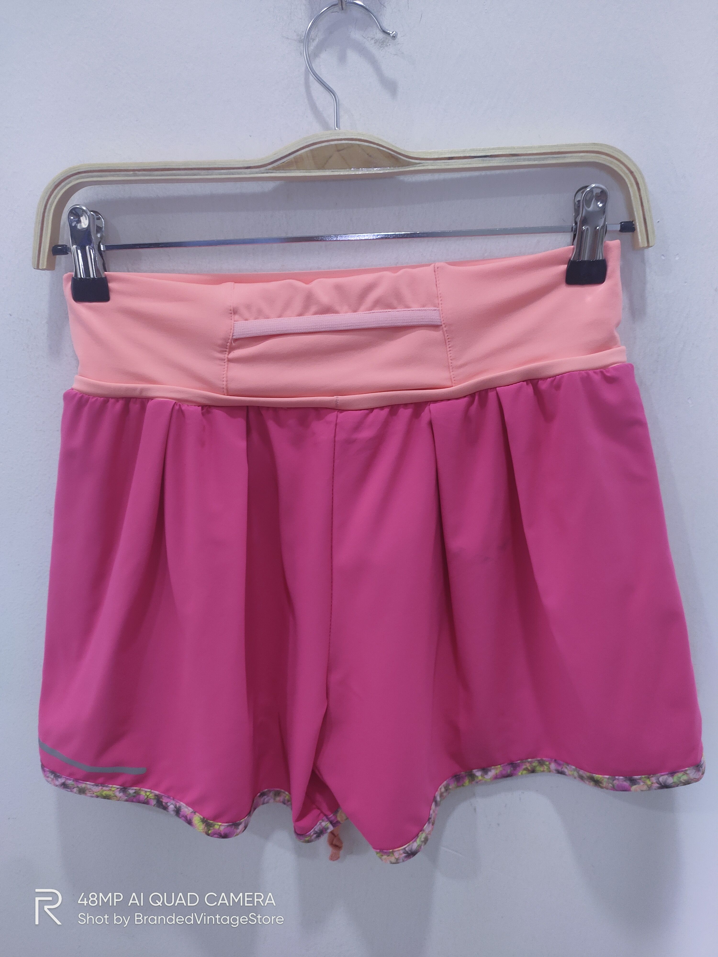 Japanese Brand × Mizuno MIZUNO Pink Elastic Waist Pocket Beach Sportwear Short Pant Size 29" - 2 Thumbnail