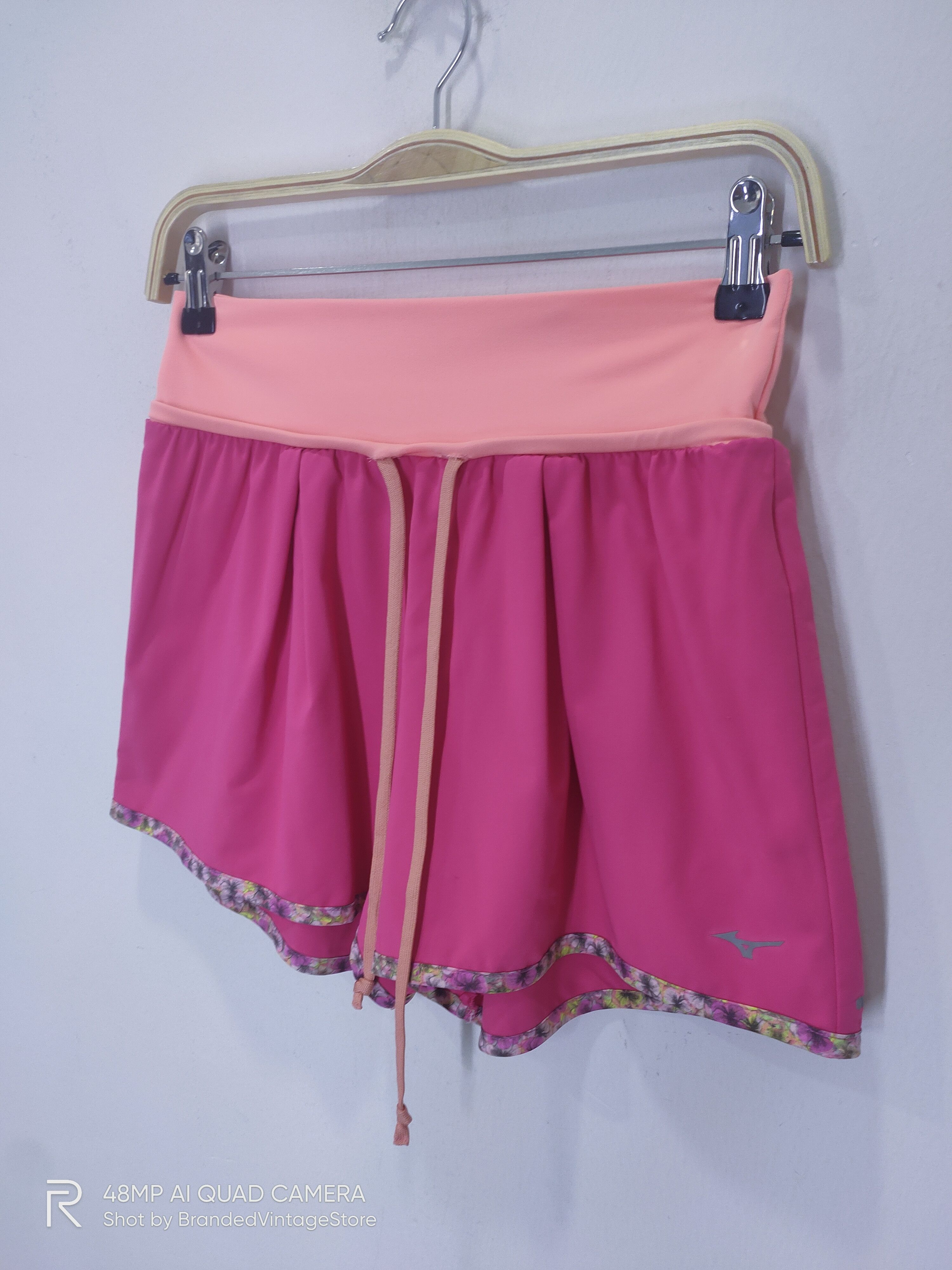 Japanese Brand × Mizuno MIZUNO Pink Elastic Waist Pocket Beach Sportwear Short Pant Size 29" - 4 Thumbnail