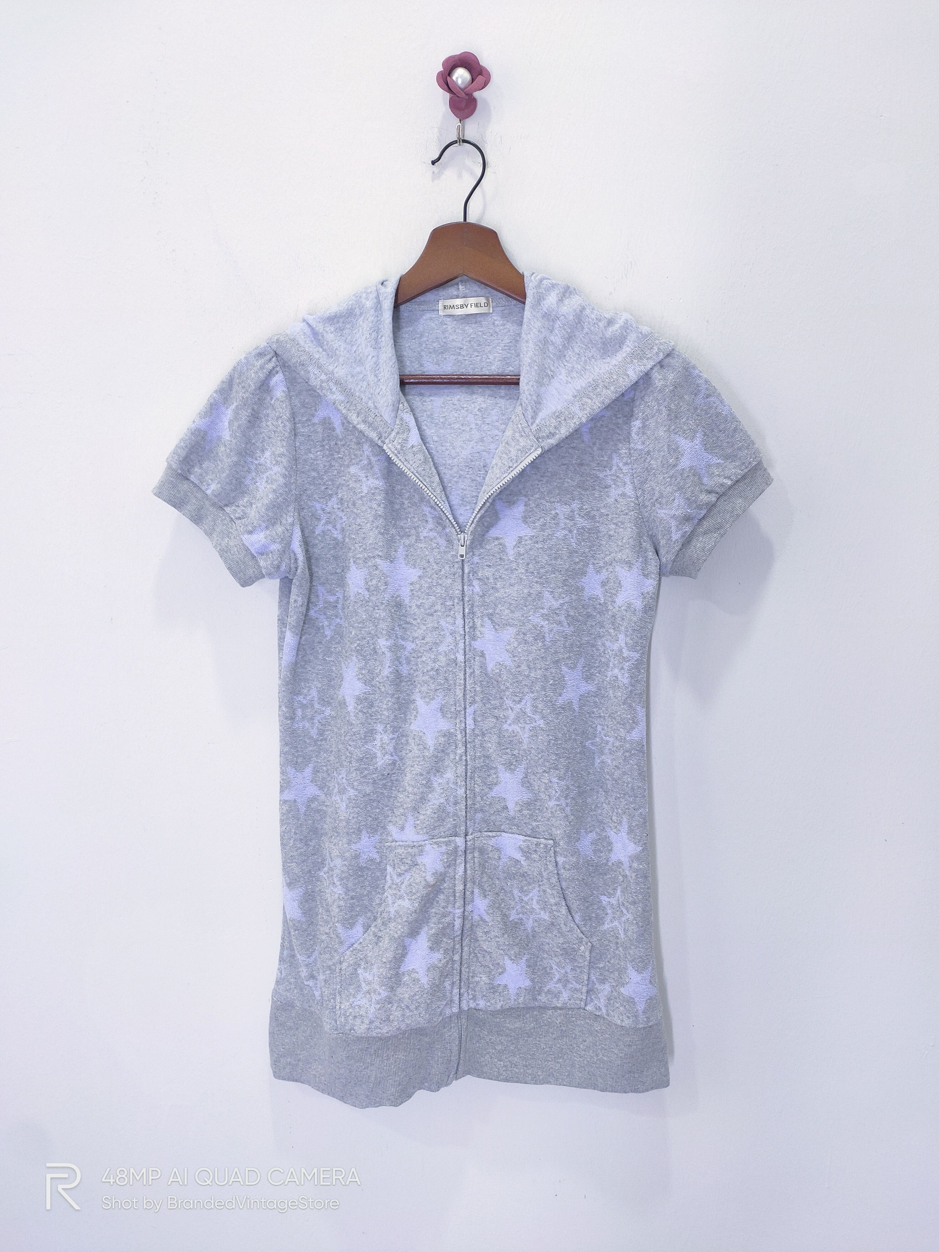 Designer × Japanese Brand RIMSBY FIELD Fullprint Zipper Tunic Sleepwear Hoodie Jacket Size S / US 4 / IT 40 - 1 Thumbnail