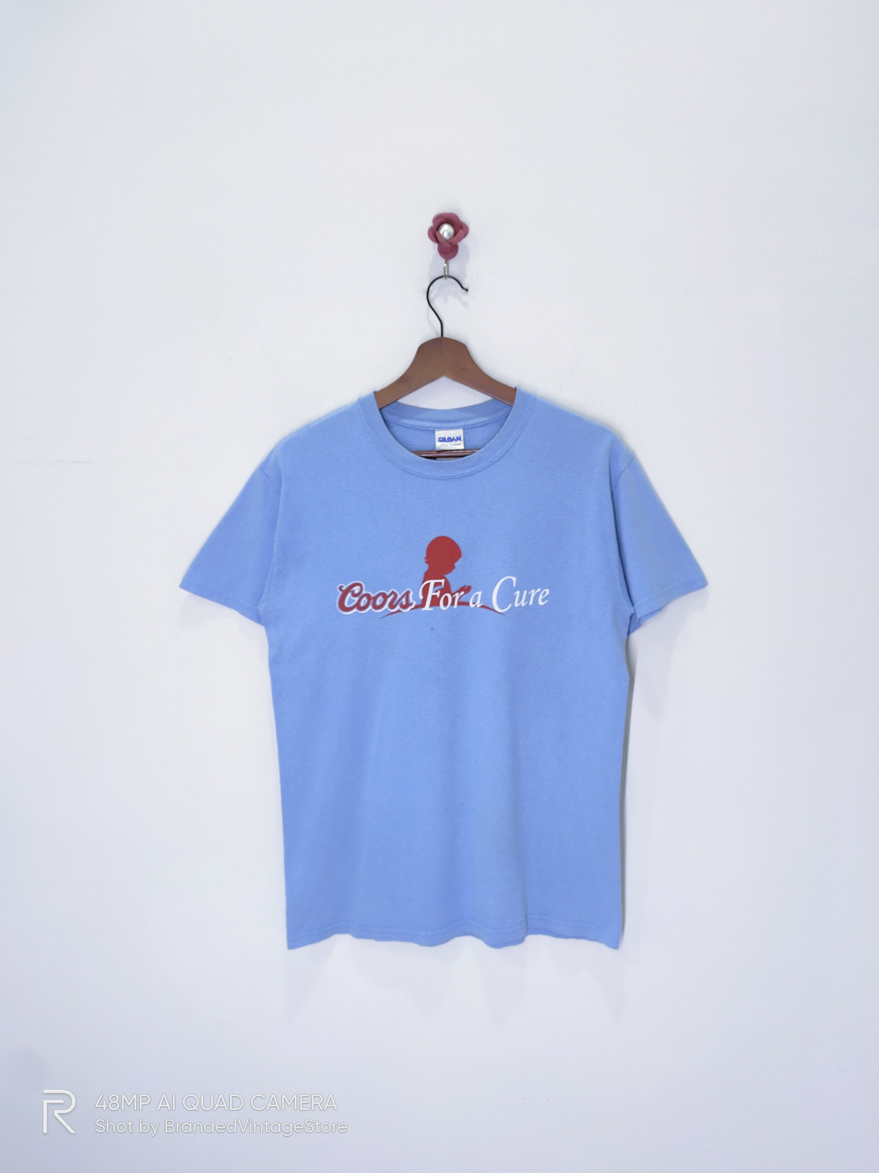 American Stitch × The Cure Vintage COORS FOR A CURE Sponsorship Drink Beer Beetle Tee Size US S / EU 44-46 / 1 - 1 Thumbnail